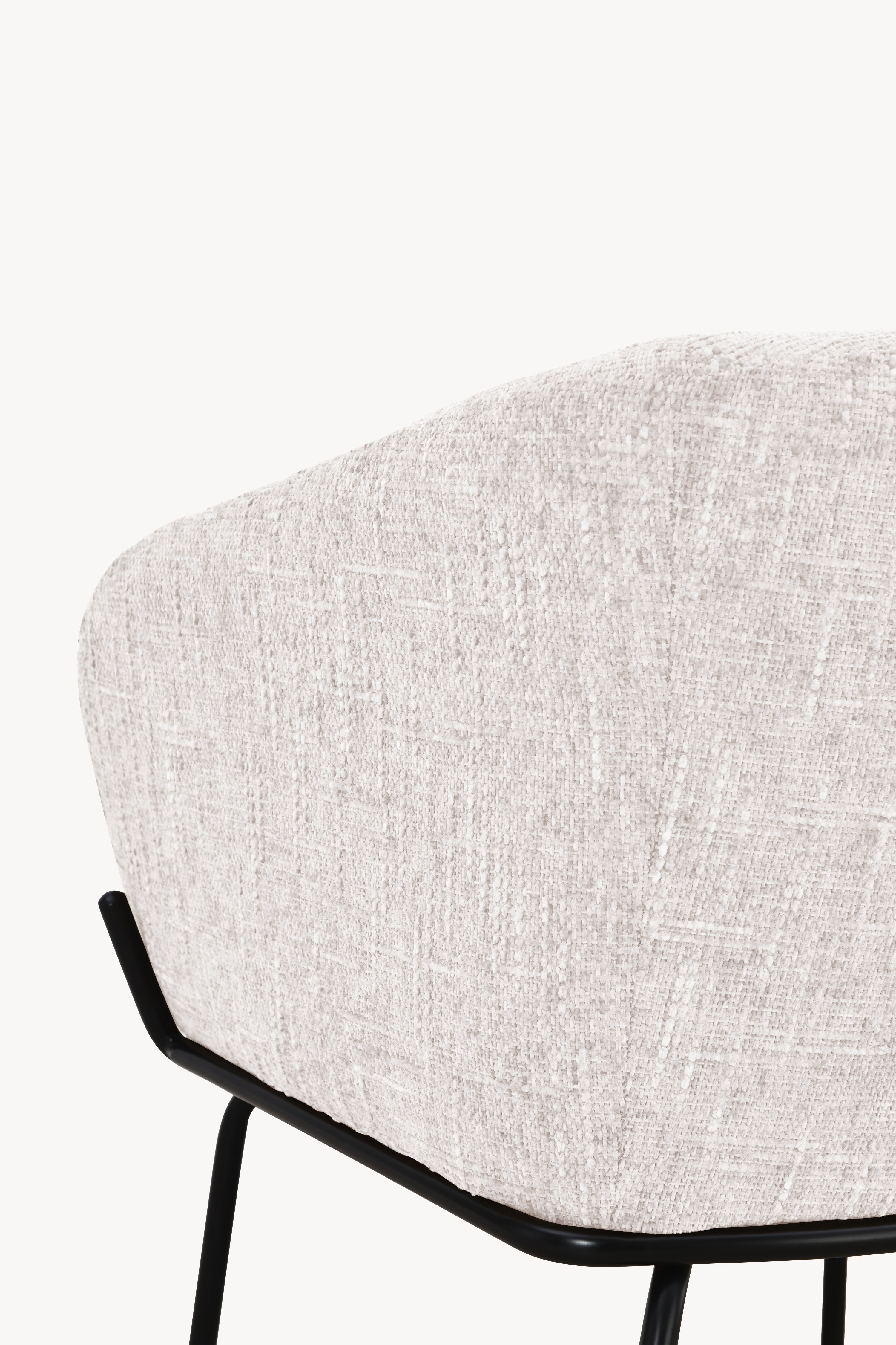 Poltrona in tessuto Davide, Beige - Immagine dettaglio 12