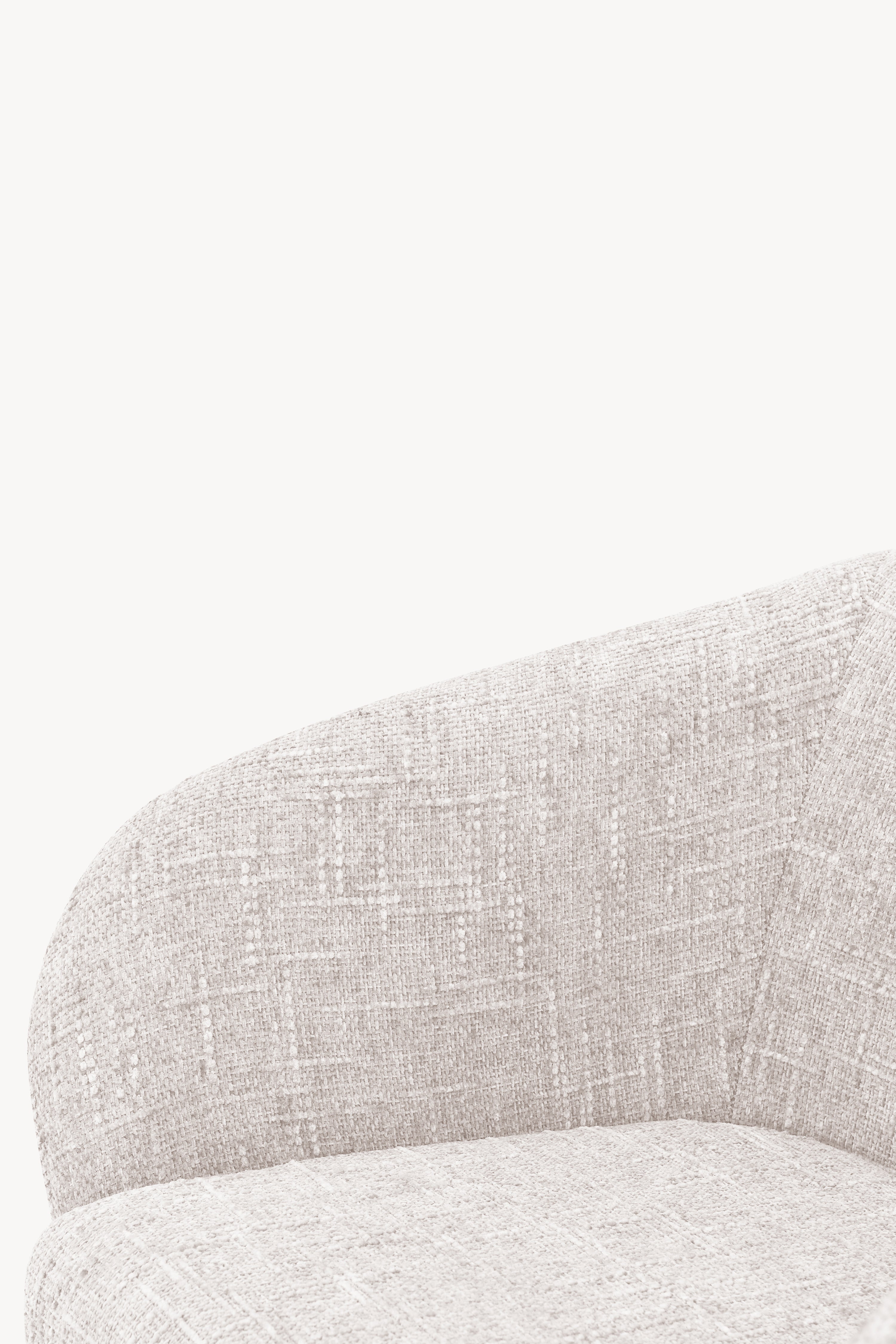 Poltrona in tessuto Davide, Beige - Immagine dettaglio 5