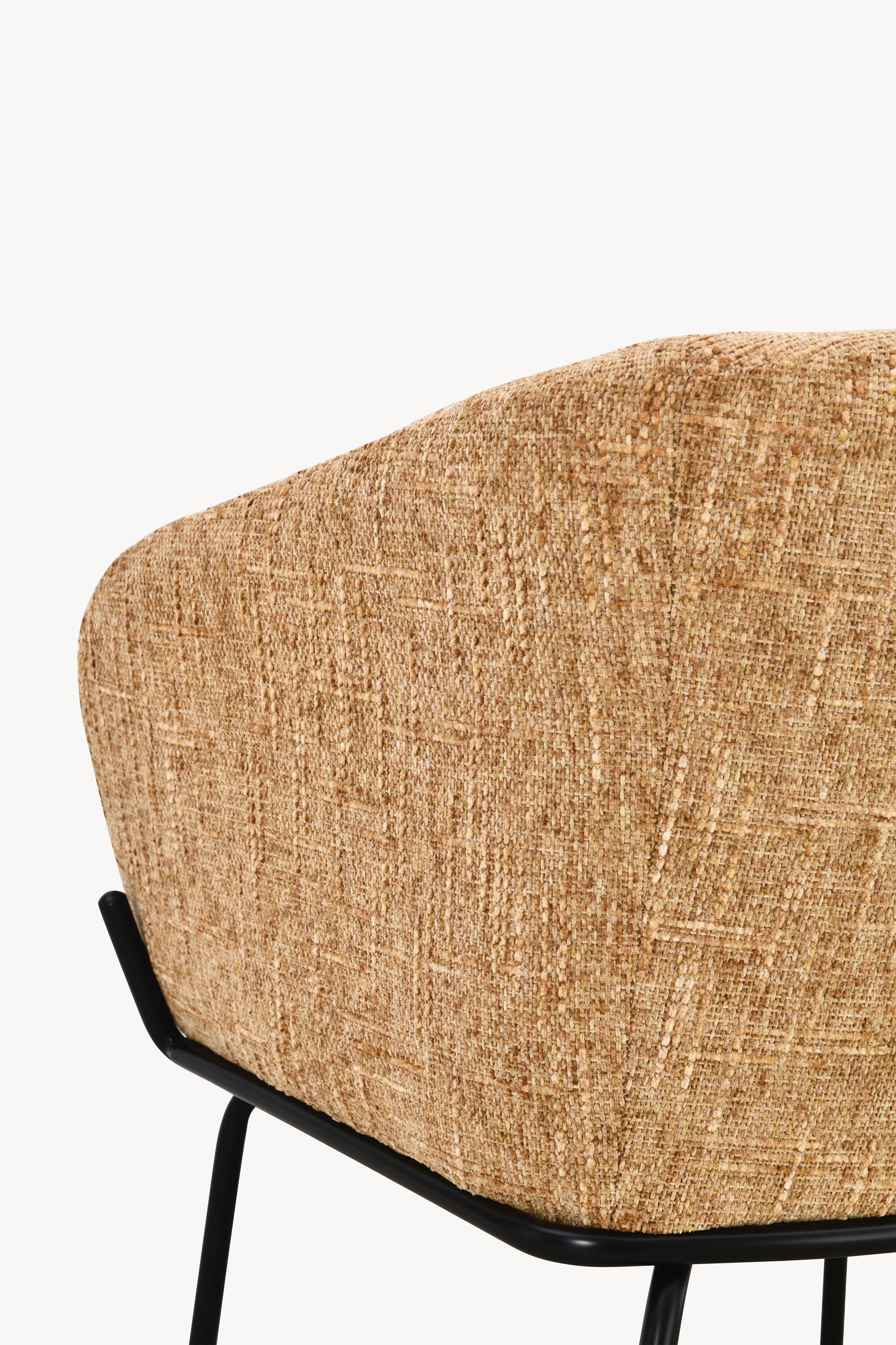 Fauteuil en tissu Davide, Orange - Image de détail 10