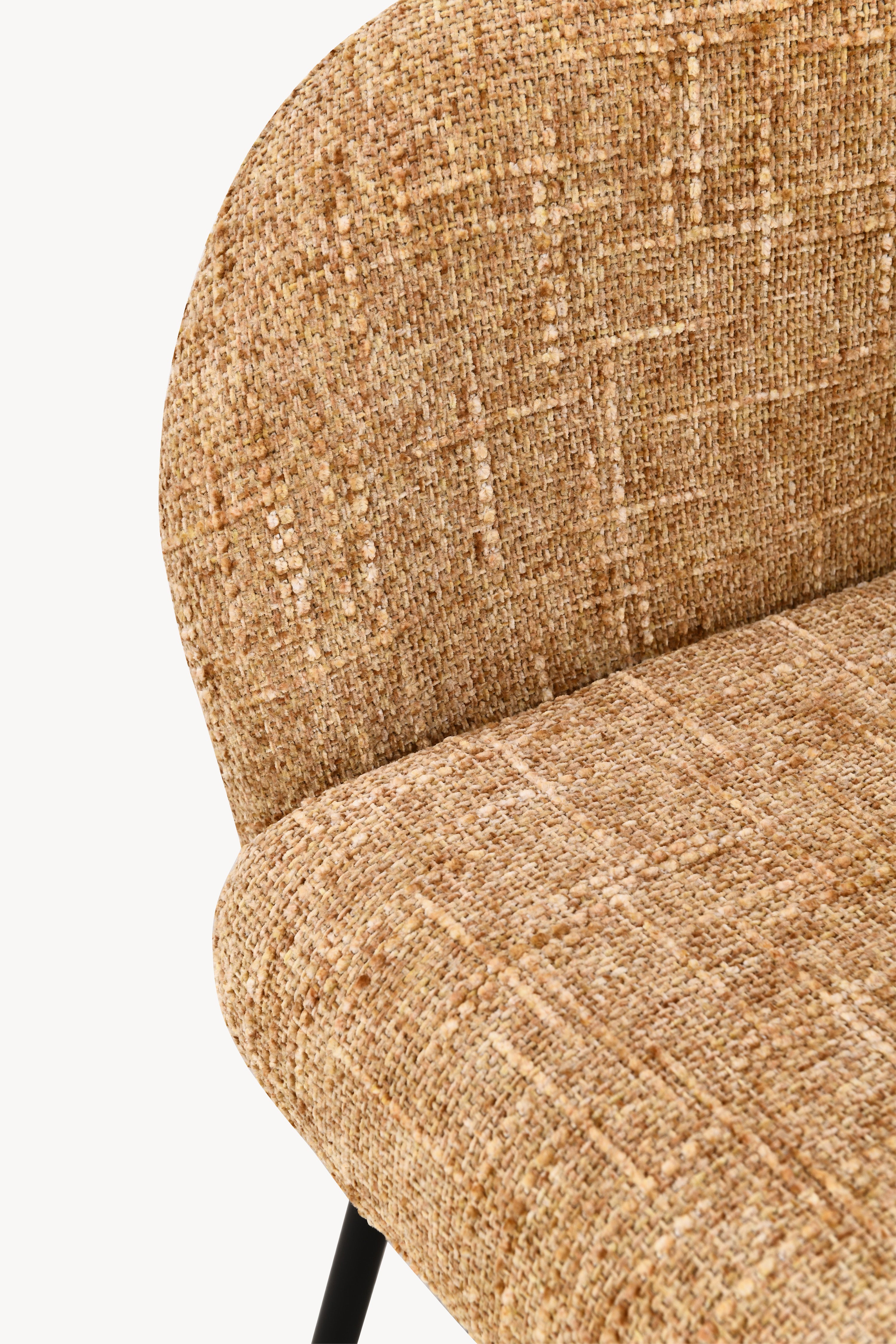 Fauteuil en tissu Davide, Orange - Image de détail 13