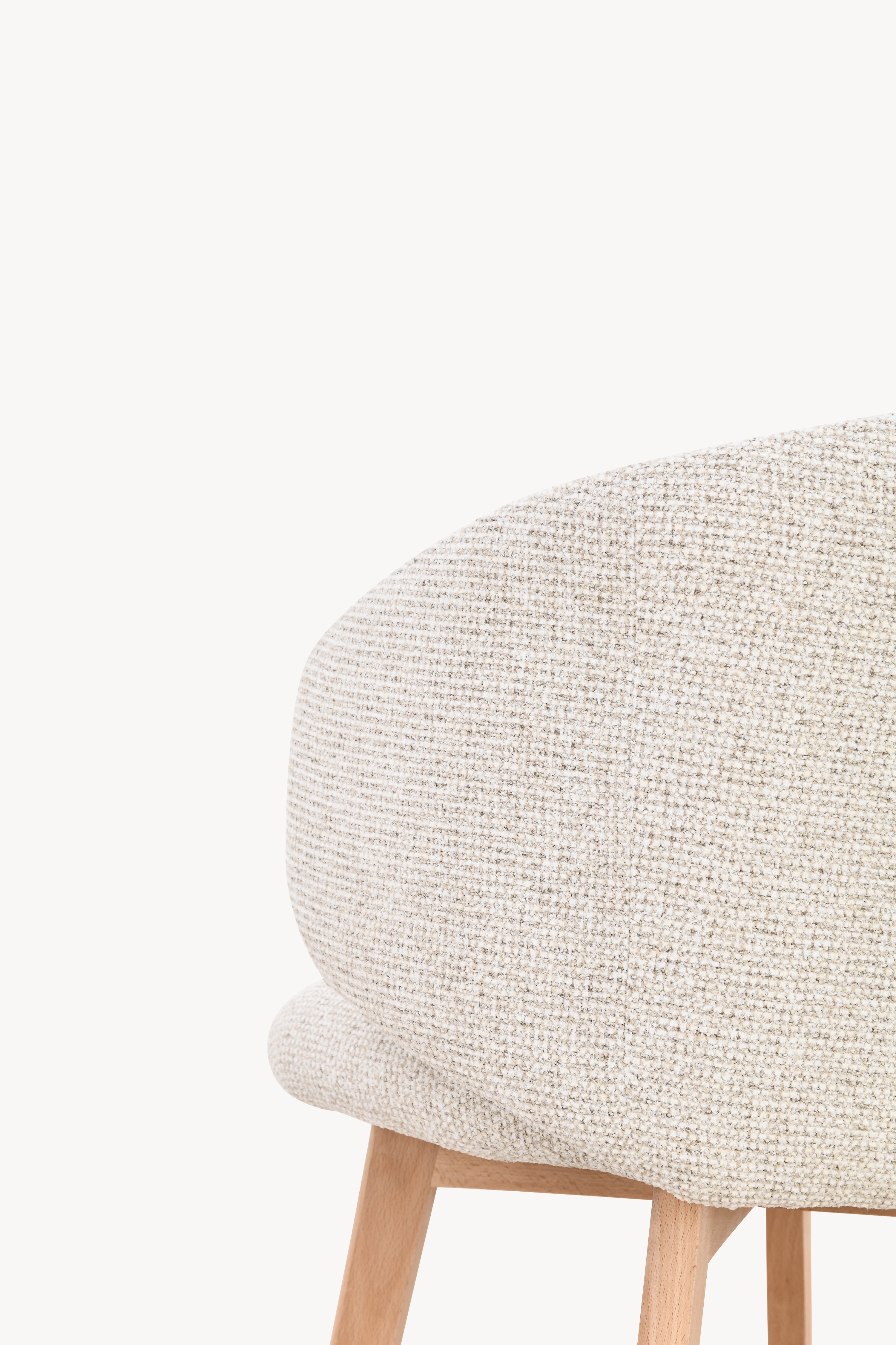 Stühle aus Stoff Federica, 2er-Set, Cremeweiß - Detailbild 15