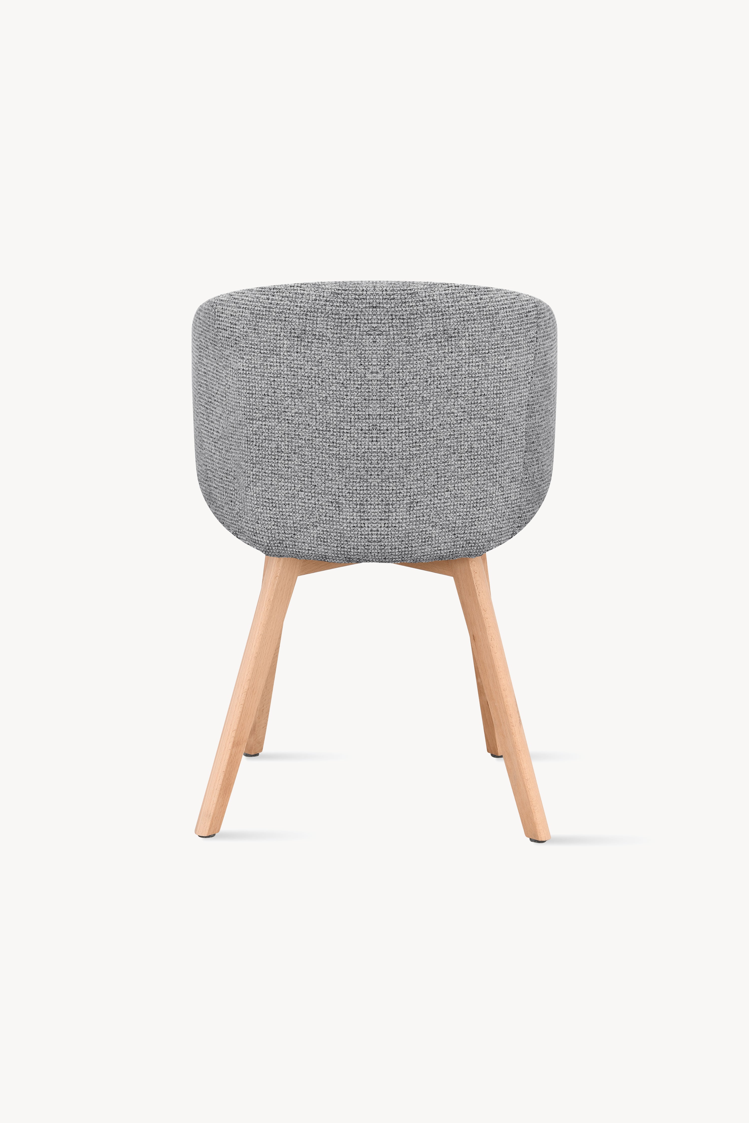 Chaises en tissu Federica, Lot de 2, Gris - Image de détail 3