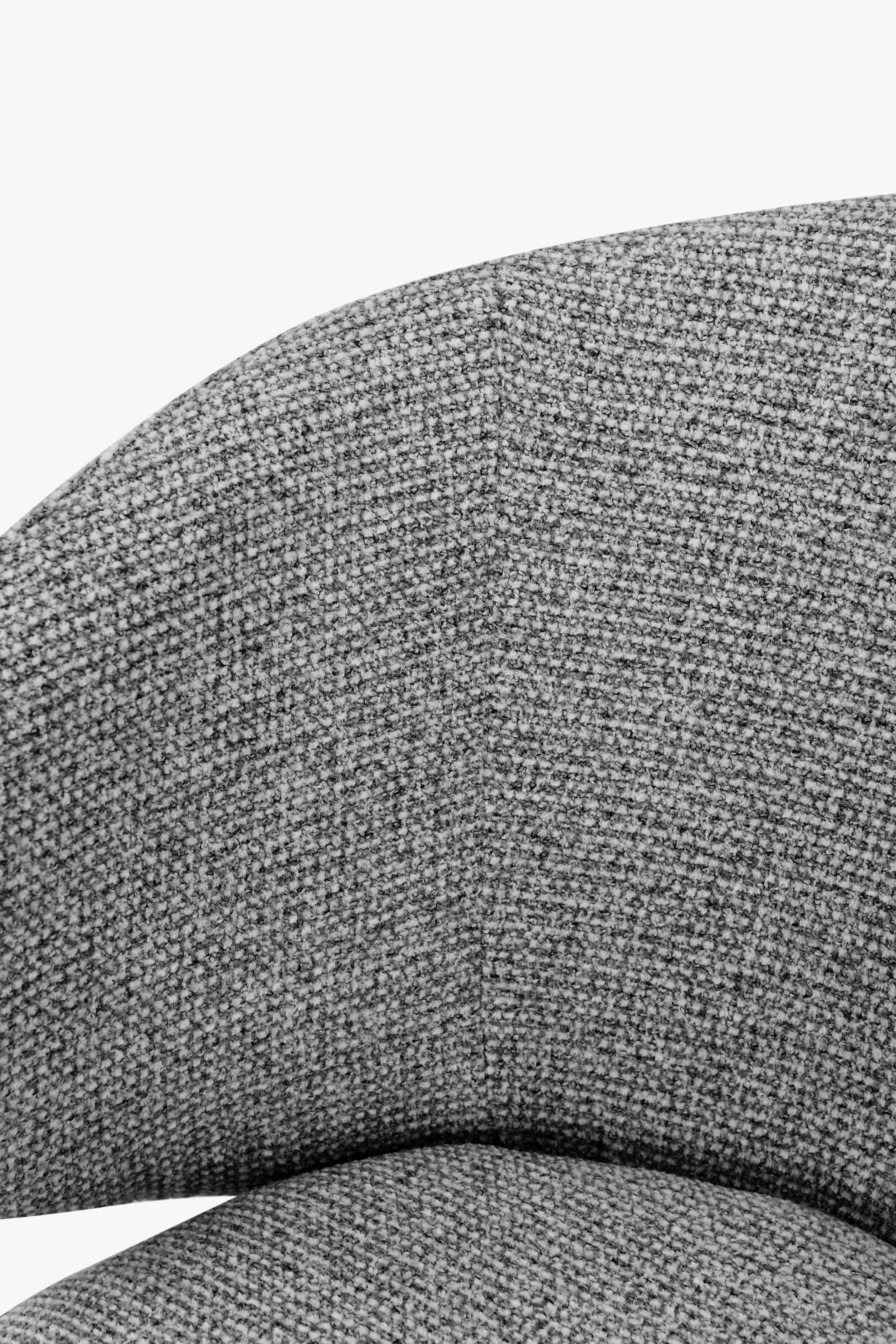 Chaises en tissu Federica, Lot de 2, Gris - Image de détail 13