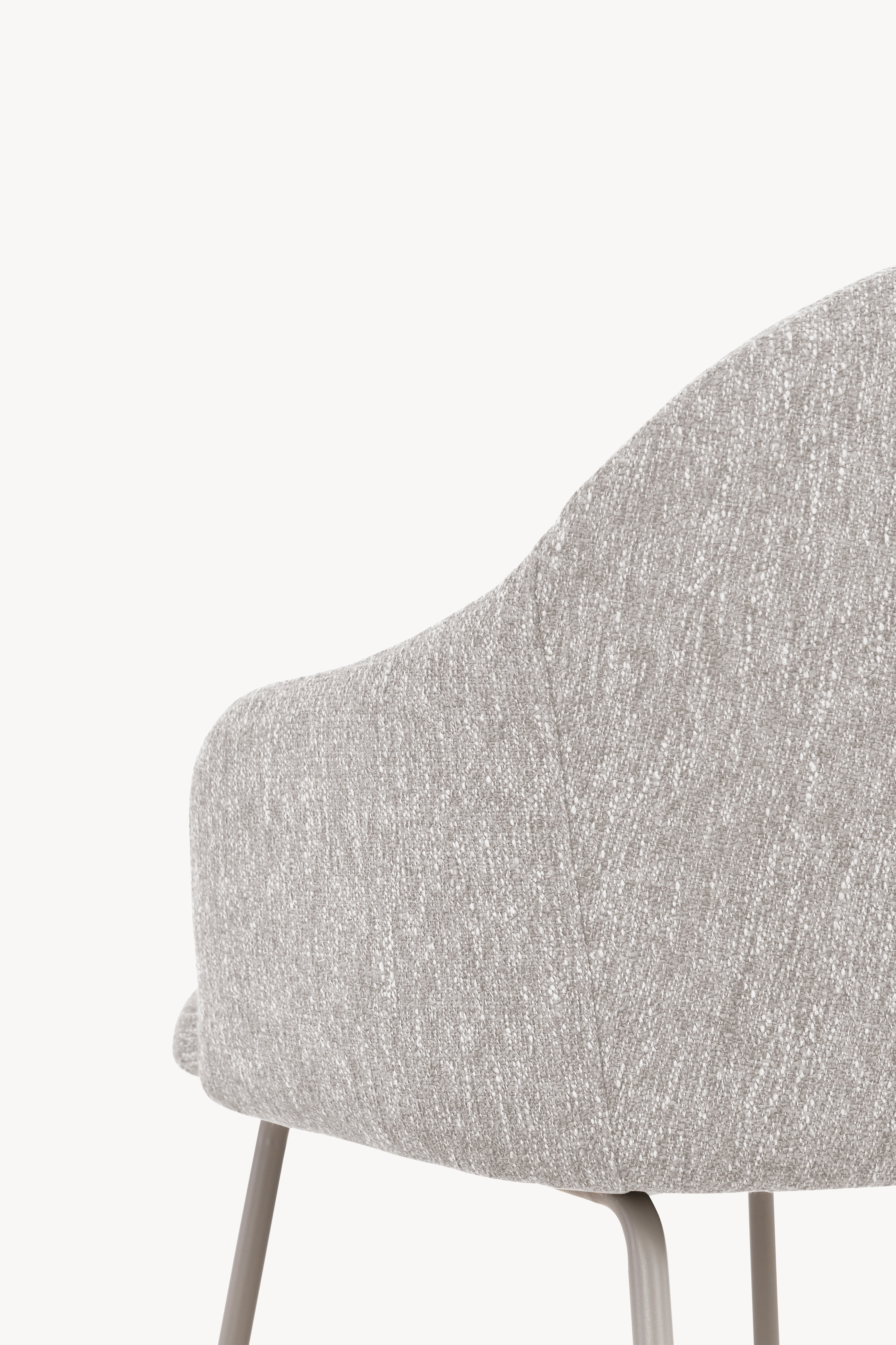 Sedie in tessuto Giulia, Set da 2, Beige - Immagine dettaglio 5