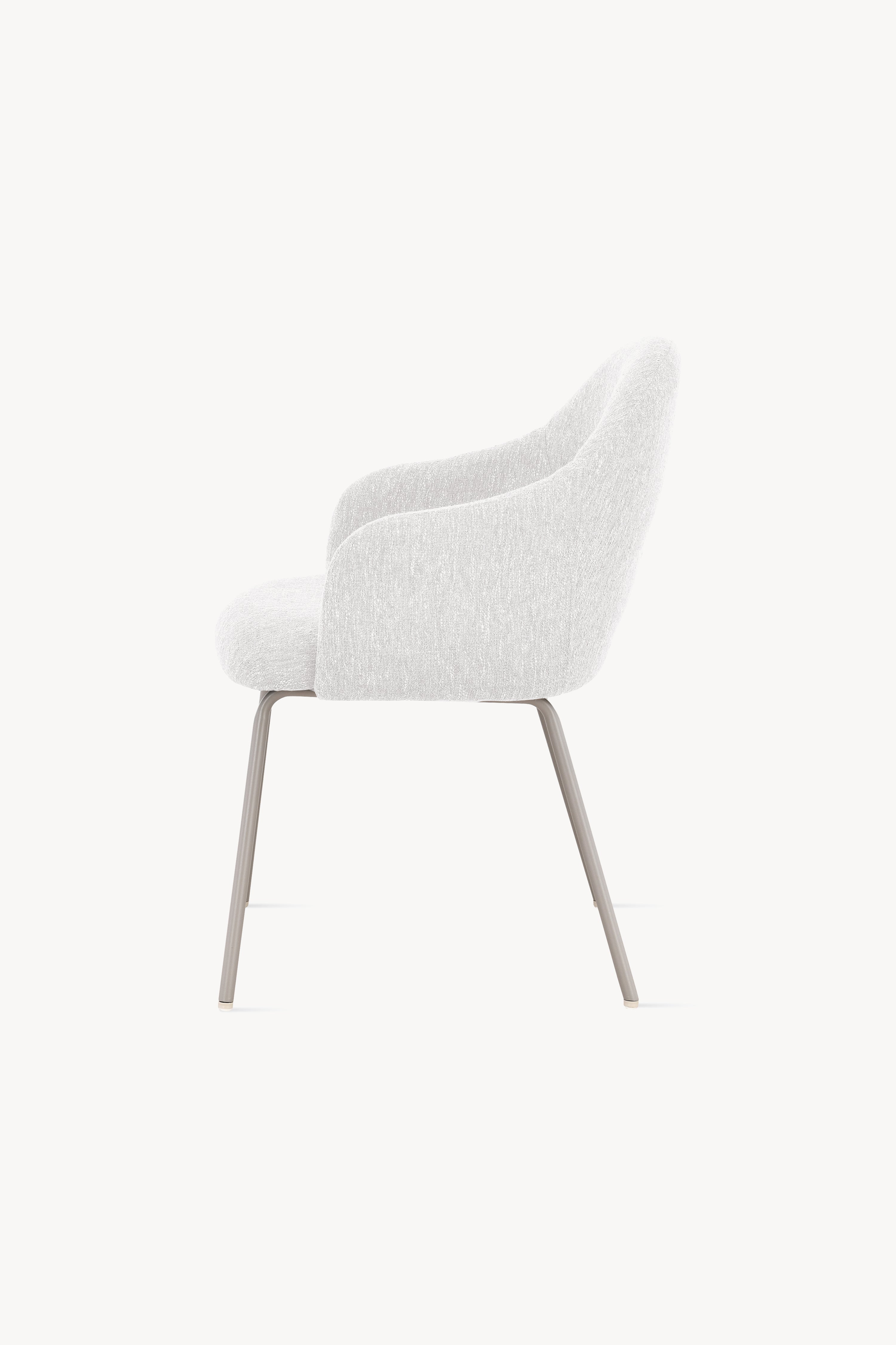 Cadeiras em tecido Giulia, Conjunto de 2, Branco - Imagem de detalhe 6