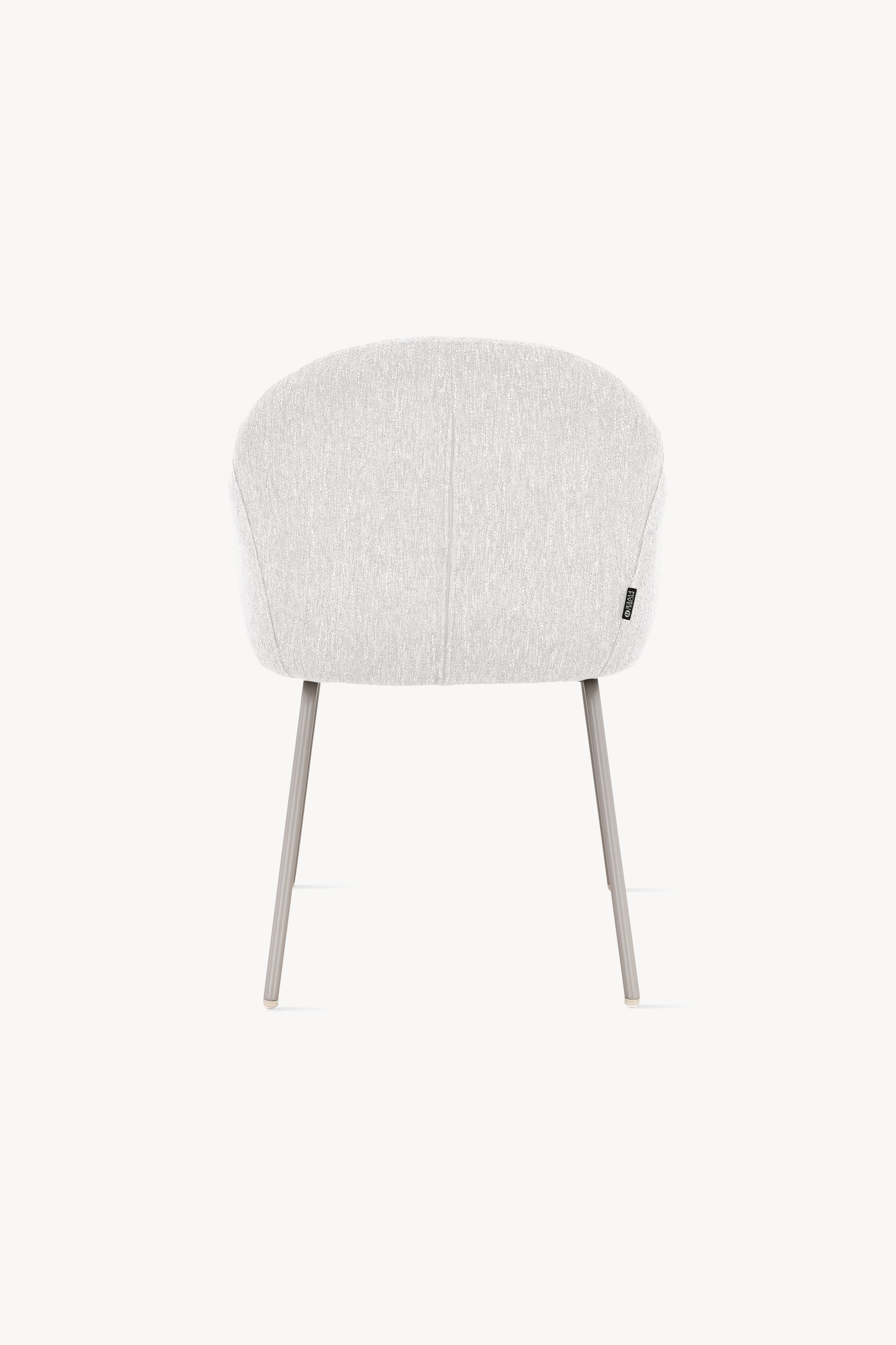 Cadeiras em tecido Giulia, Conjunto de 2, Branco - Imagem de detalhe 8