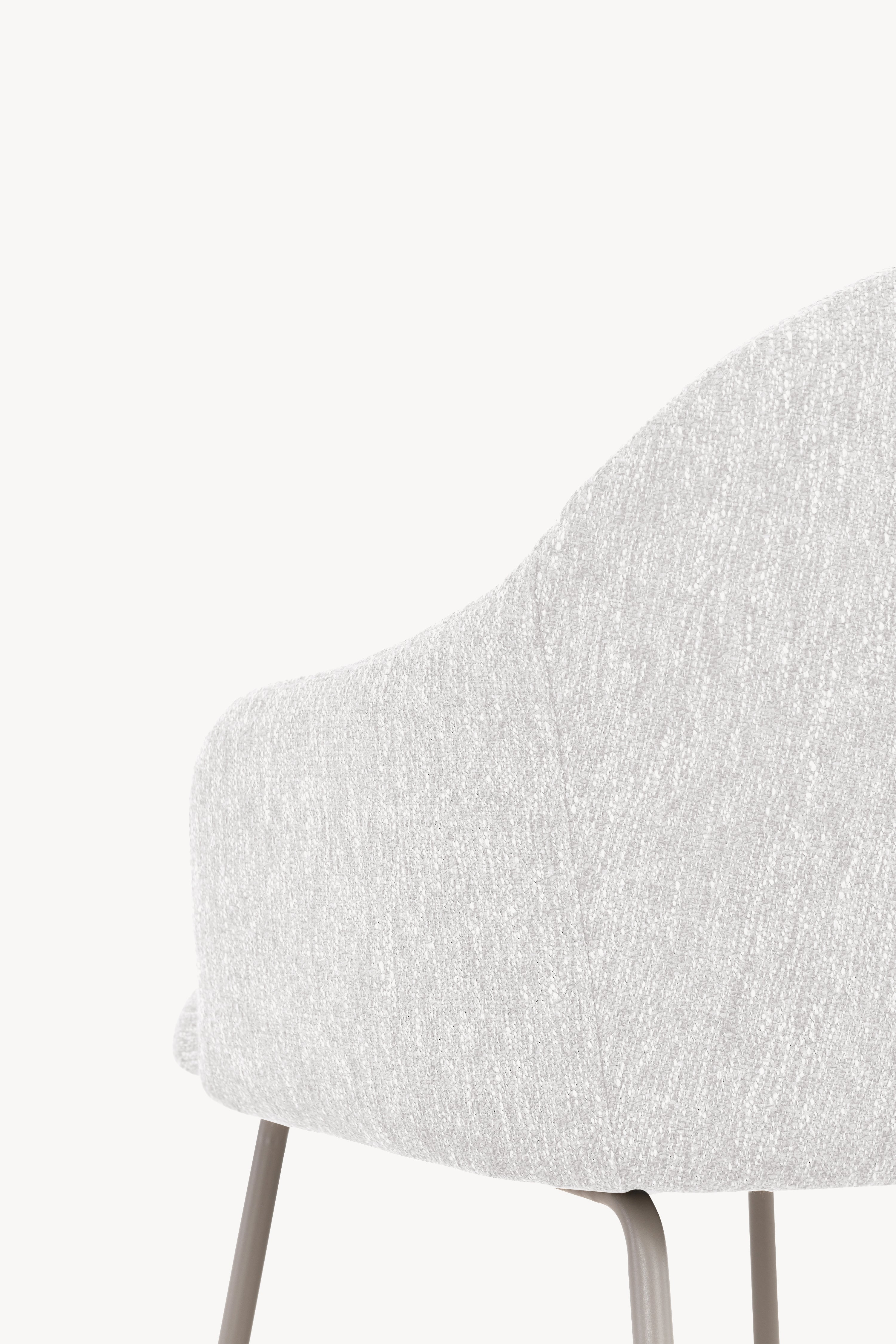 Cadeiras em tecido Giulia, Conjunto de 2, Branco - Imagem de detalhe 16