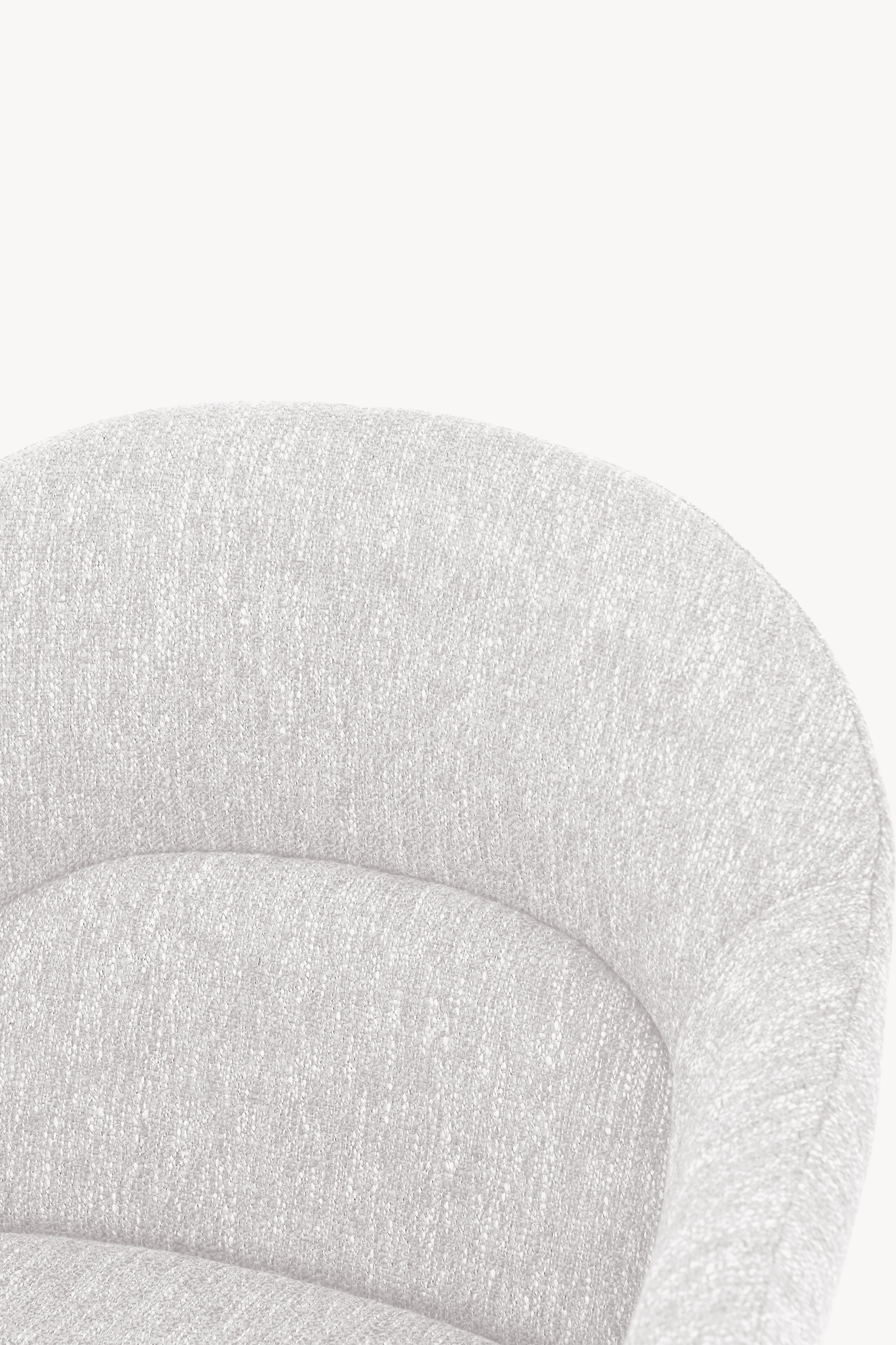 Cadeiras em tecido Giulia, Conjunto de 2, Branco - Imagem de detalhe 3