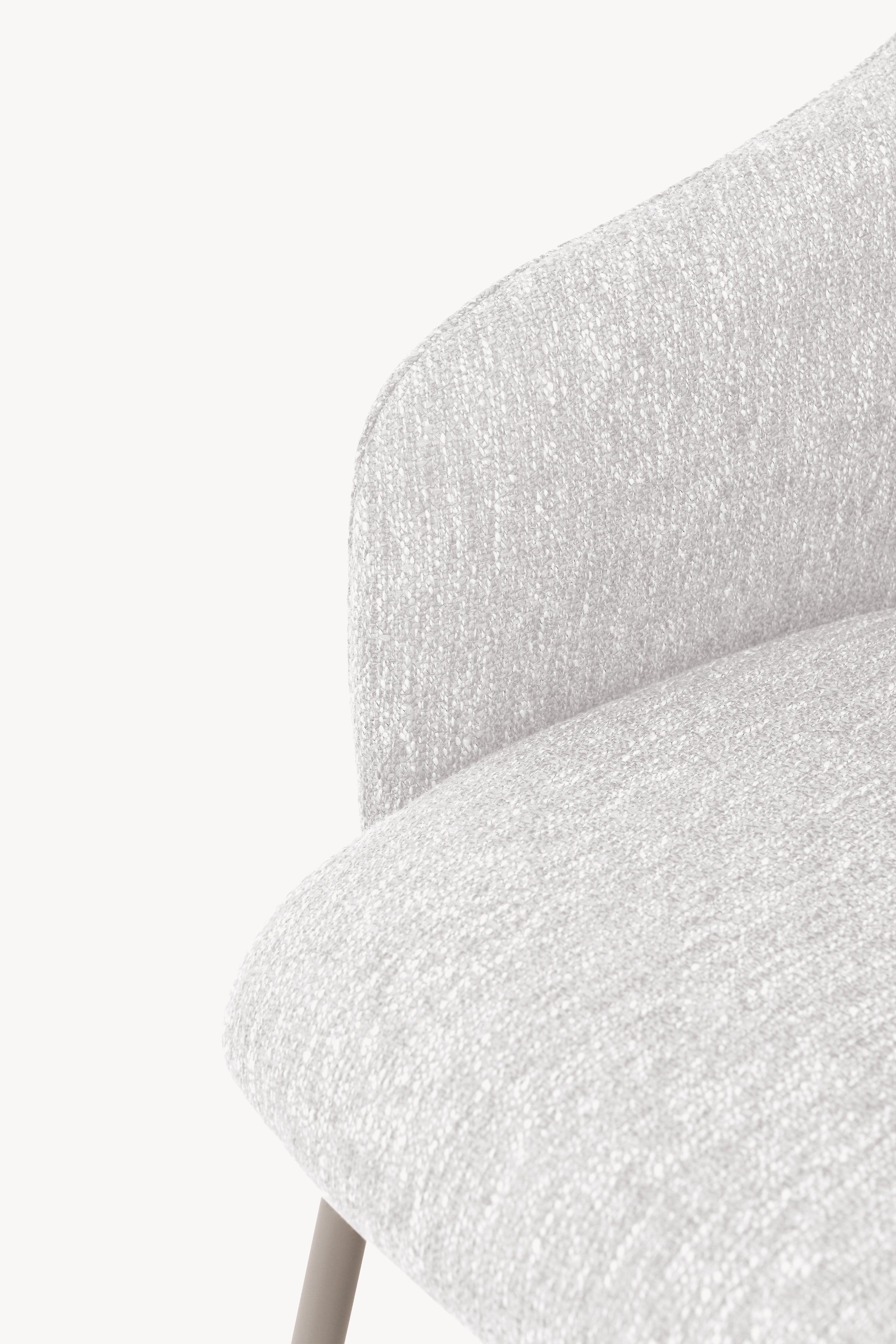 Cadeiras em tecido Giulia, Conjunto de 2, Branco - Imagem de detalhe 9