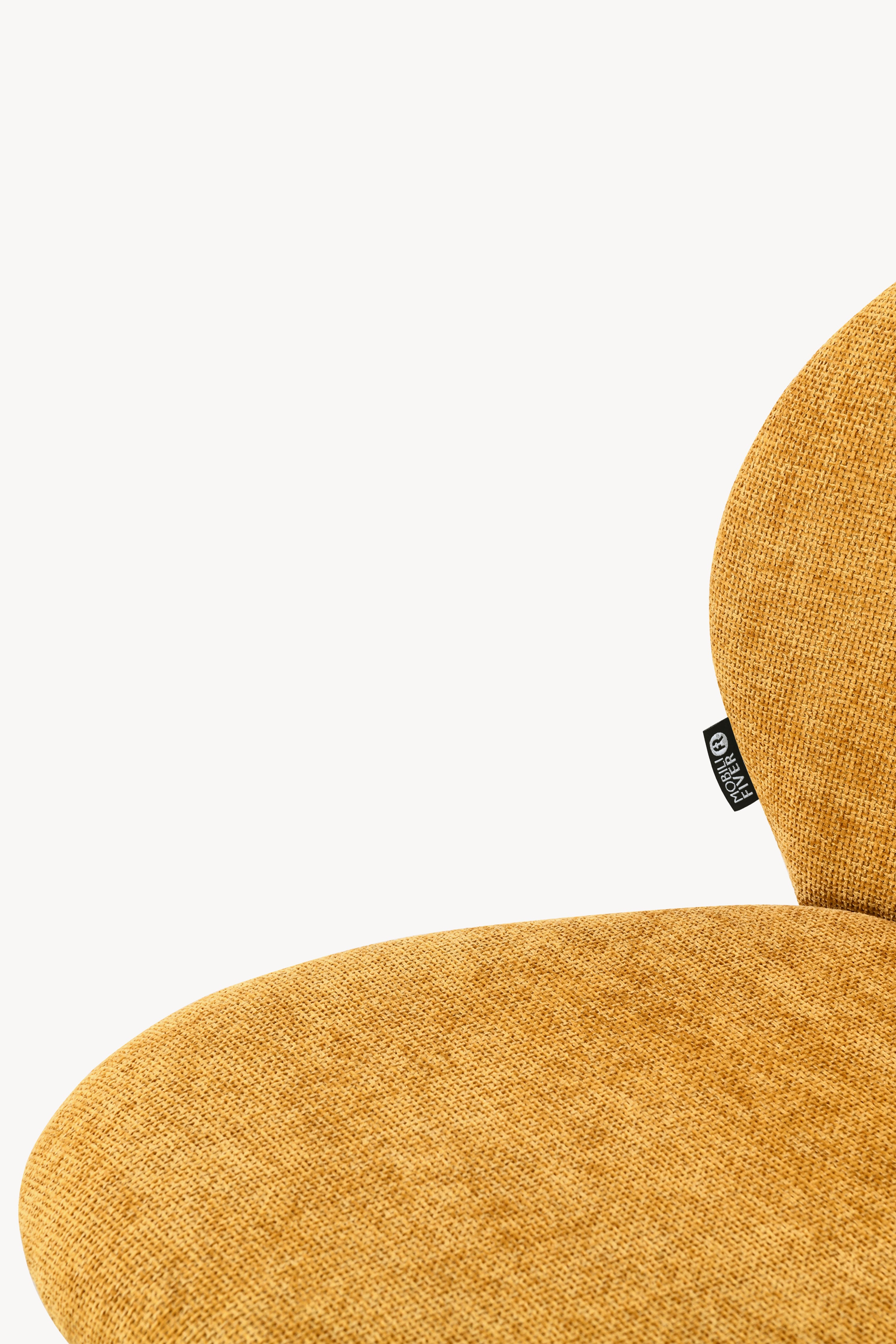 Icaro Fabric Chairs, Set of 2, Yellow - Detail image 14