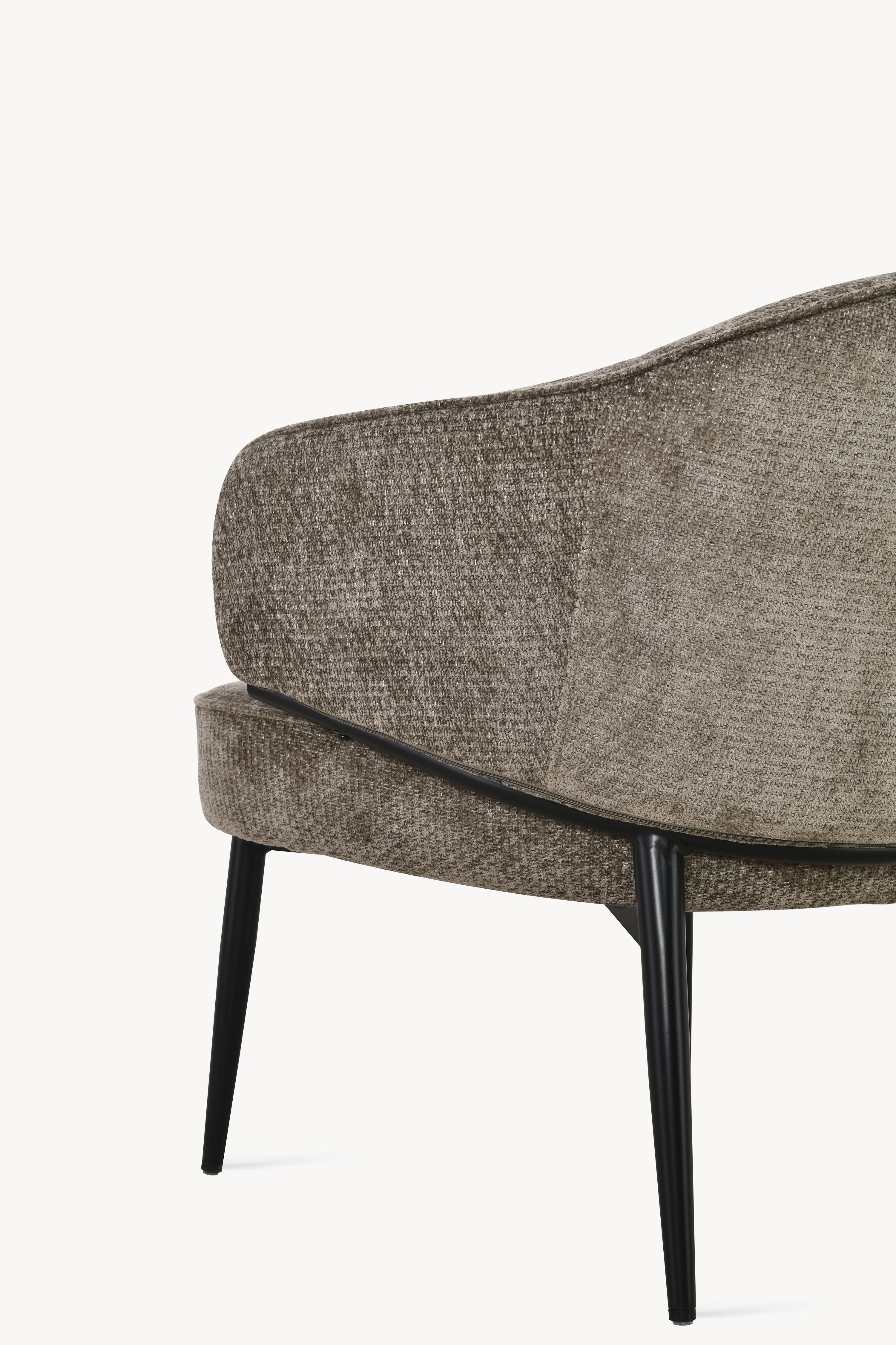 Sessel aus Stoff Marco, Dunkelgrau - Detailbild 6