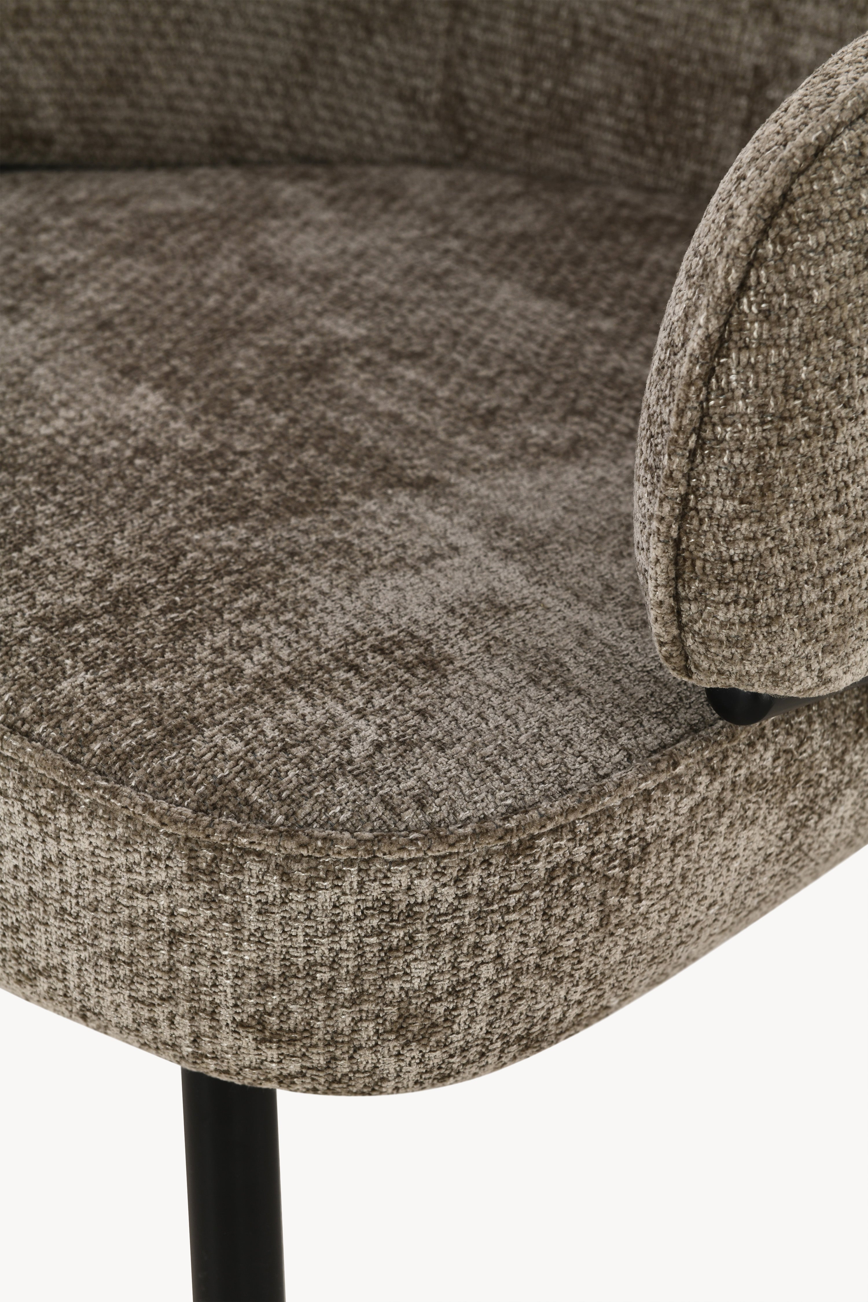Sessel aus Stoff Marco, Dunkelgrau - Detailbild 11