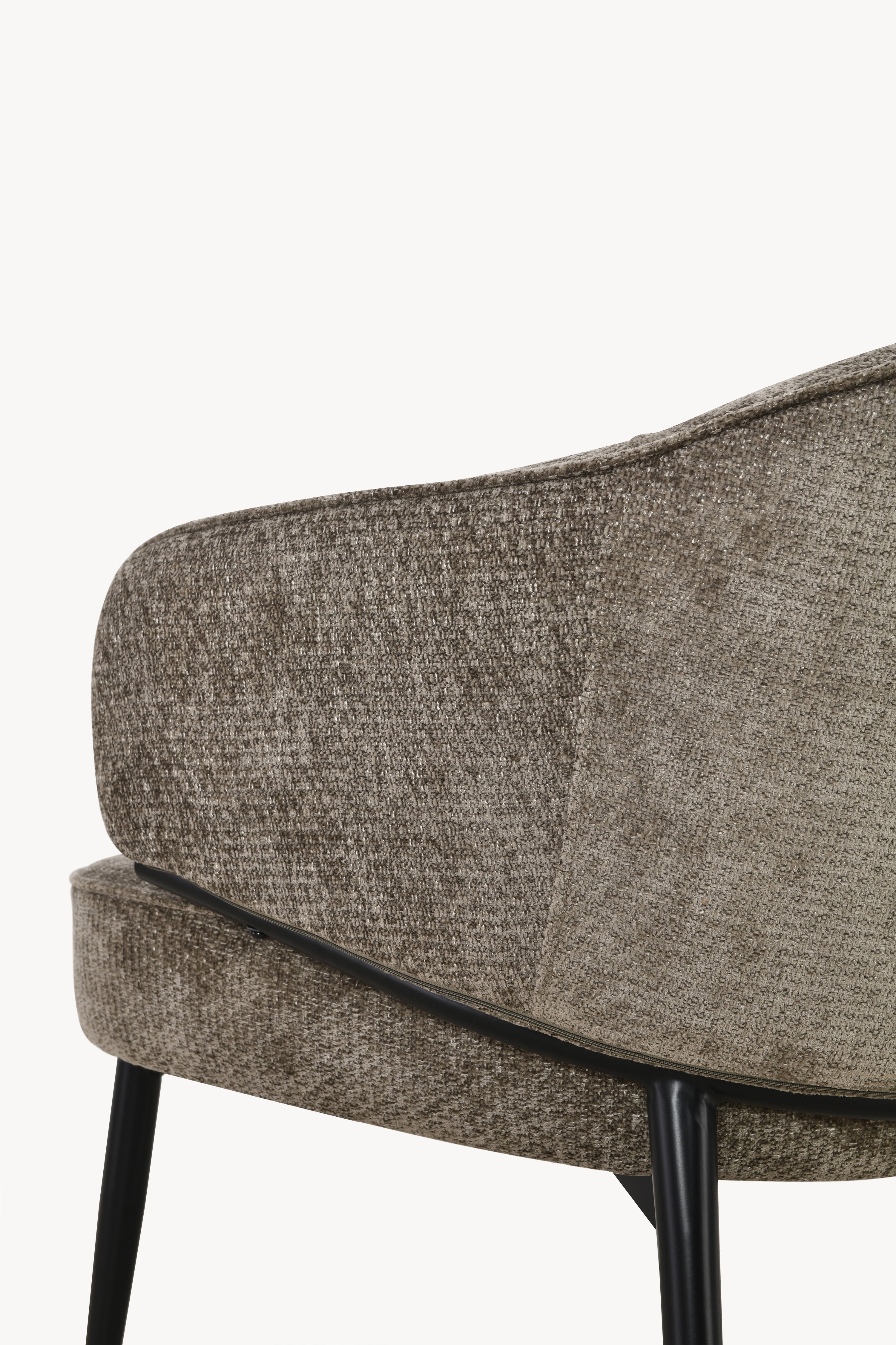 Sessel aus Stoff Marco, Dunkelgrau - Detailbild 14