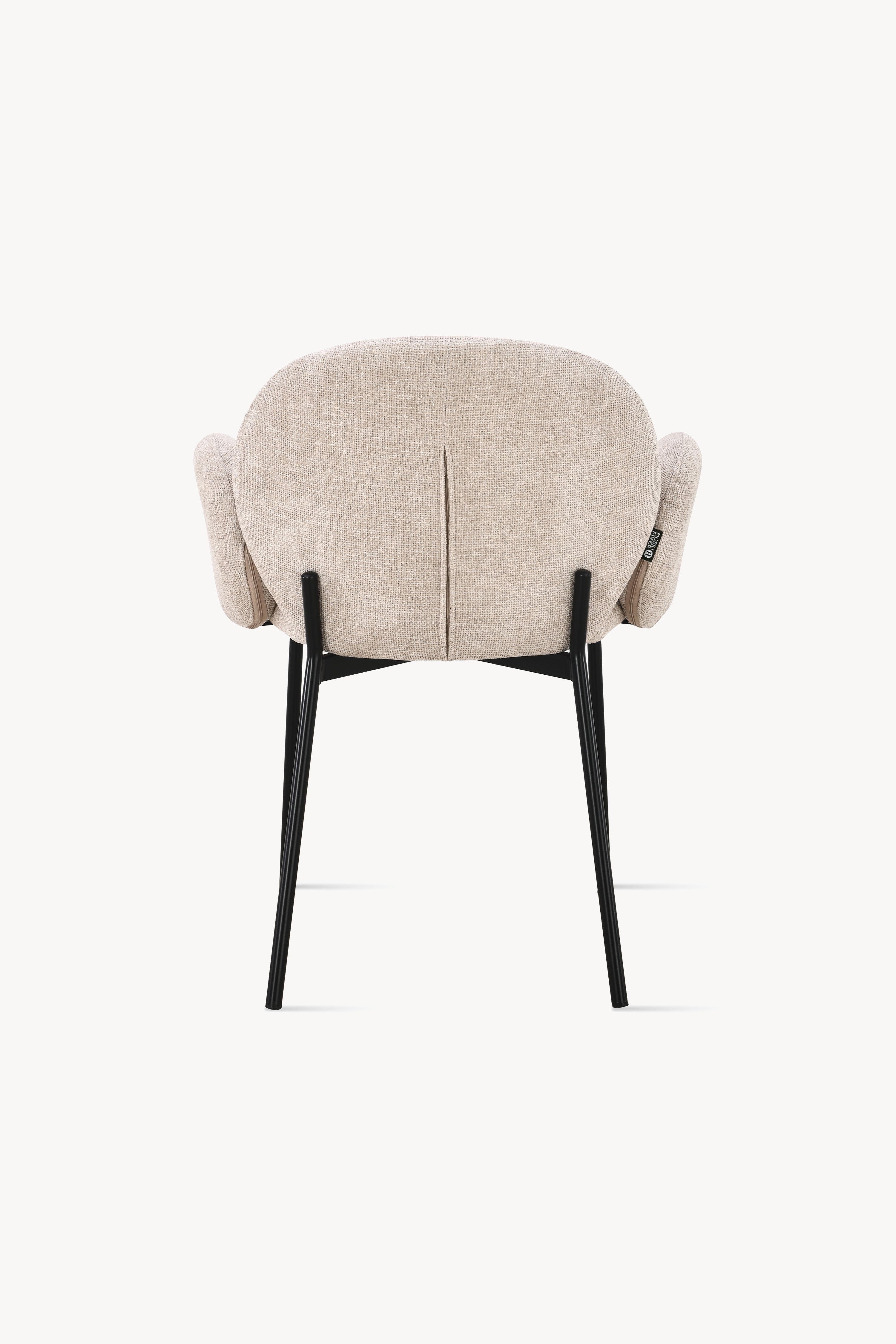 Sedie in tessuto Micky, Set da 2, Beige - Immagine dettaglio 7