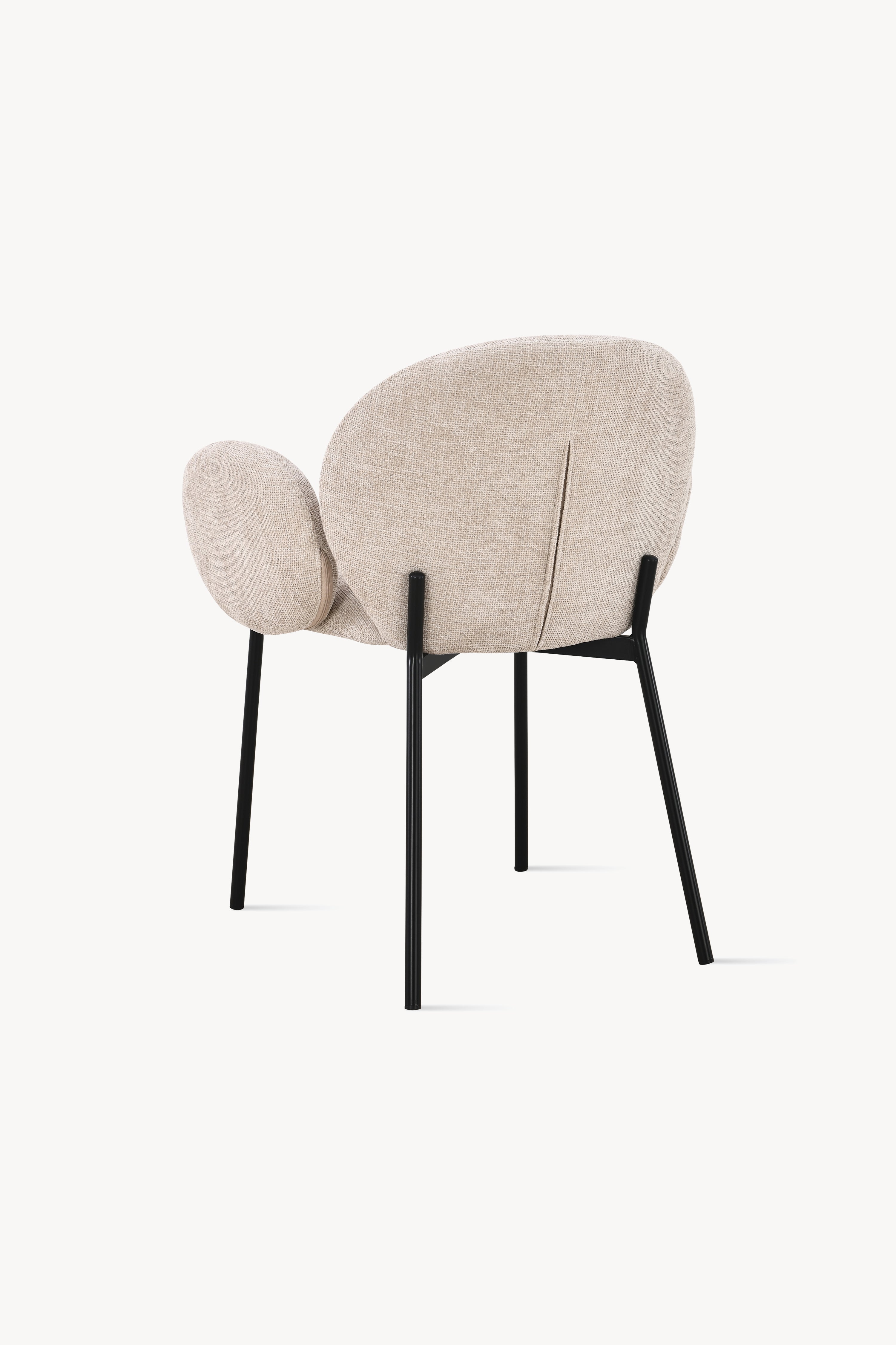 Sedie in tessuto Micky, Set da 2, Beige - Immagine dettaglio 9