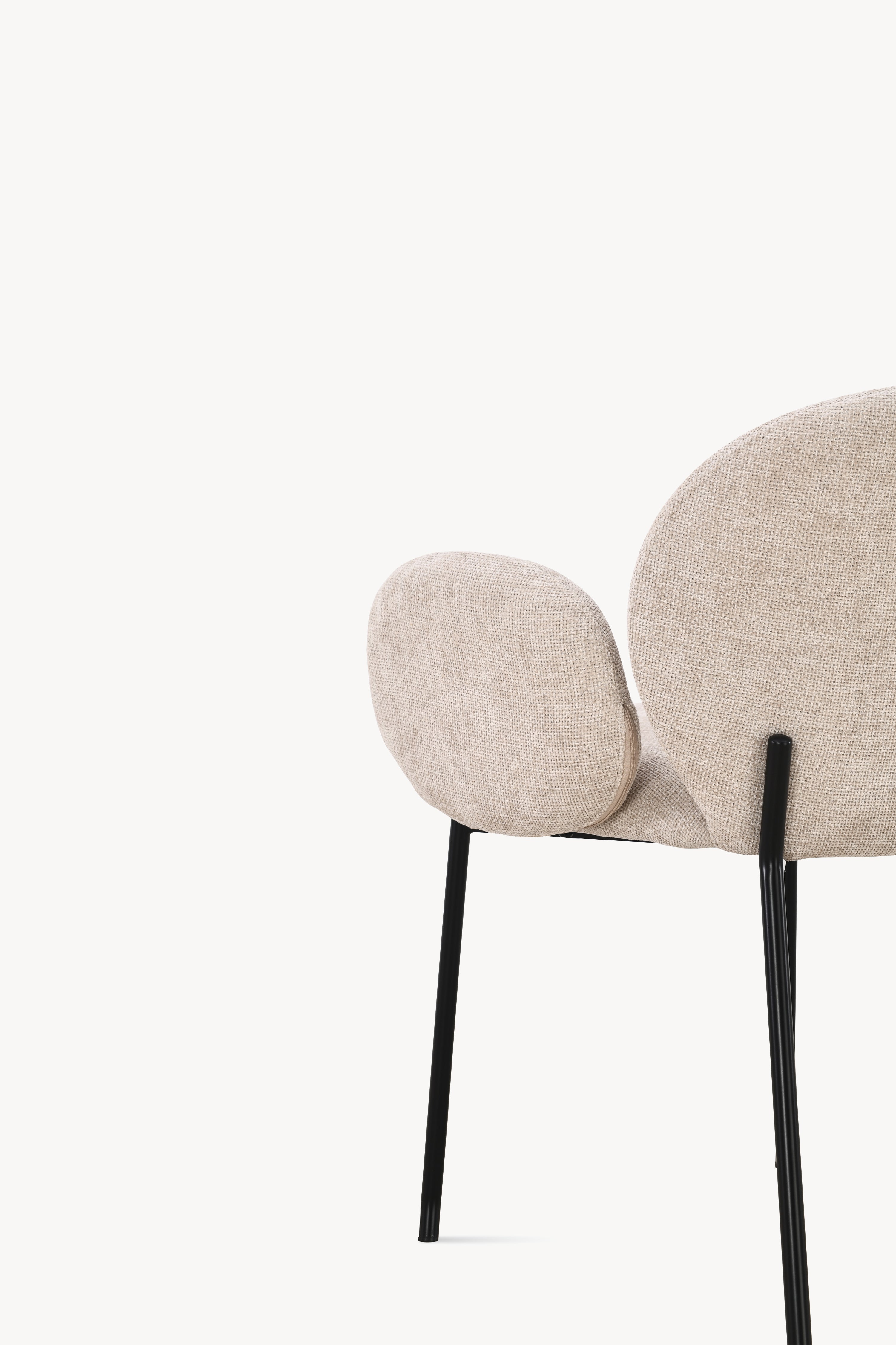 Sedie in tessuto Micky, Set da 2, Beige - Immagine dettaglio 10