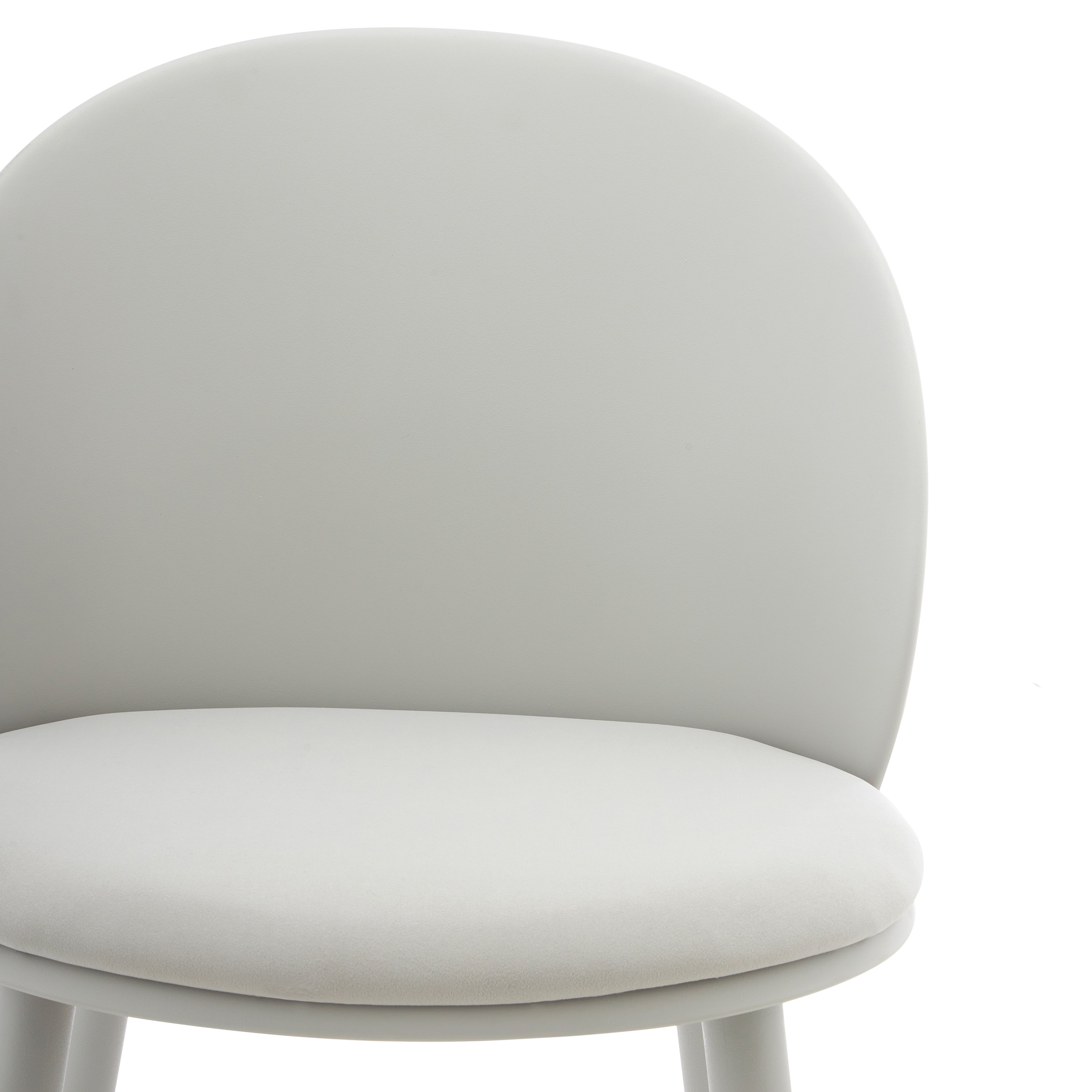 Sedie Melissa, set da 4, Grigio - Immagine dettaglio 6