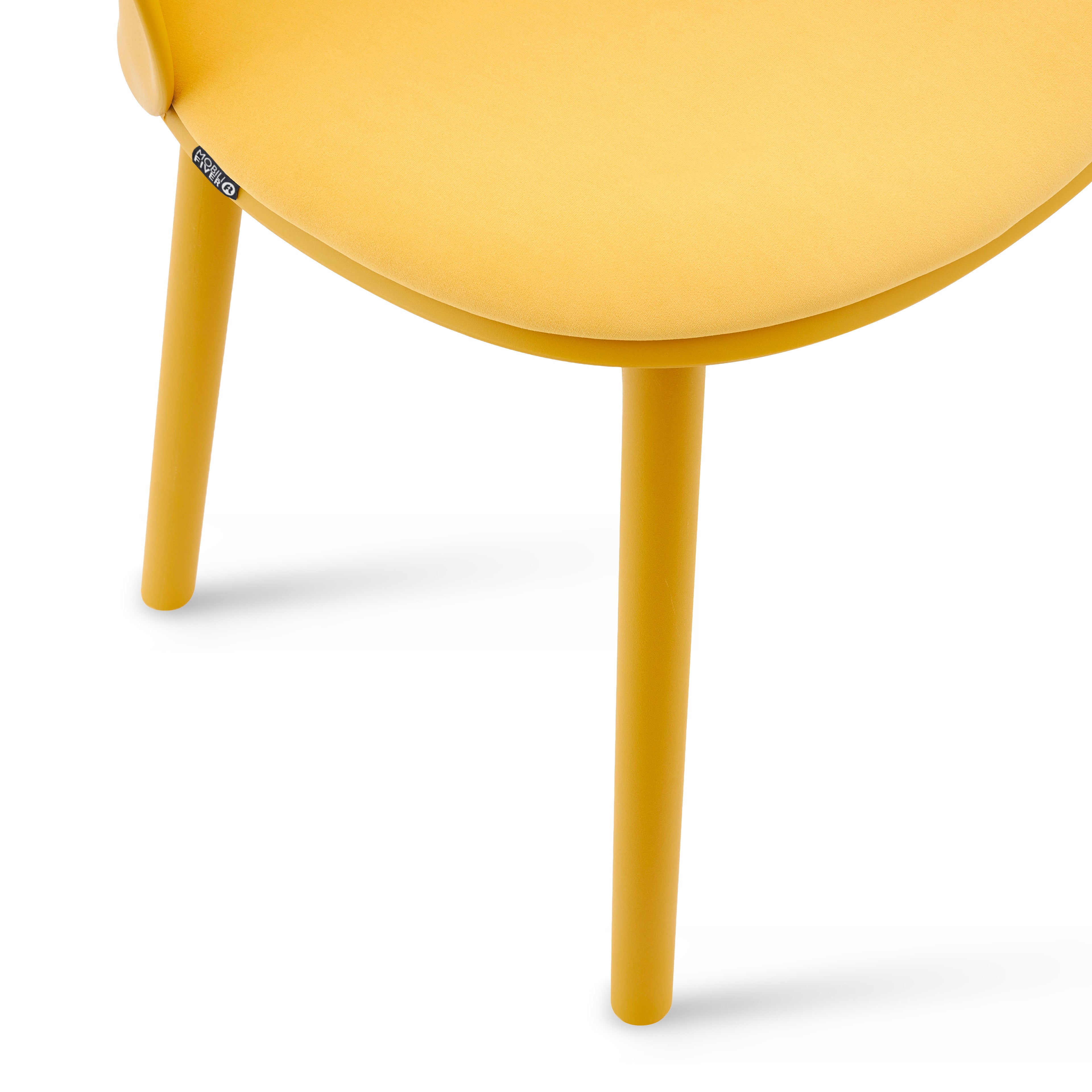 Melissa stoelen, set van 4, Mosterdgeel - Detail image 8