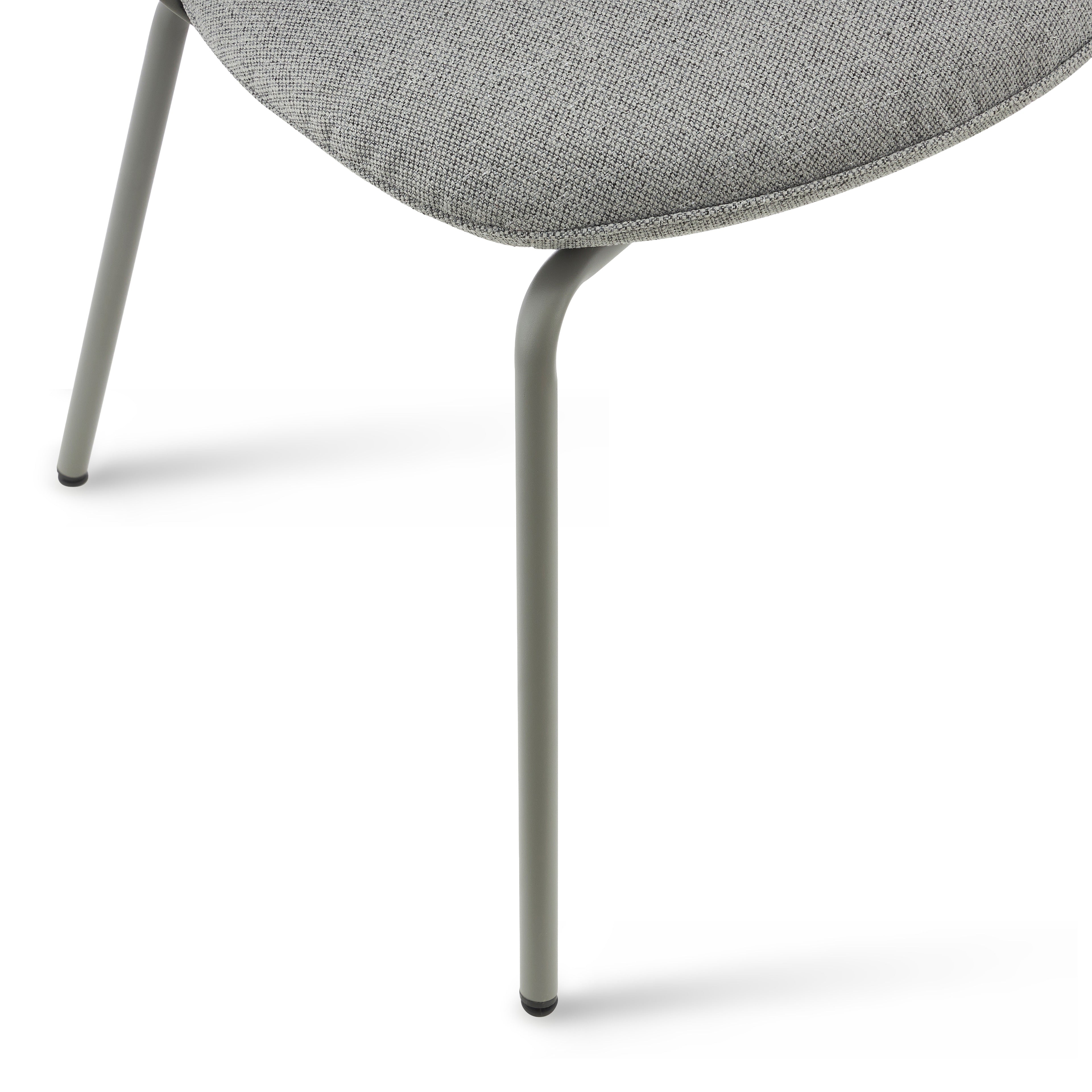 Sedie Marzia, set da 4, Grigio scuro - Immagine dettaglio 8