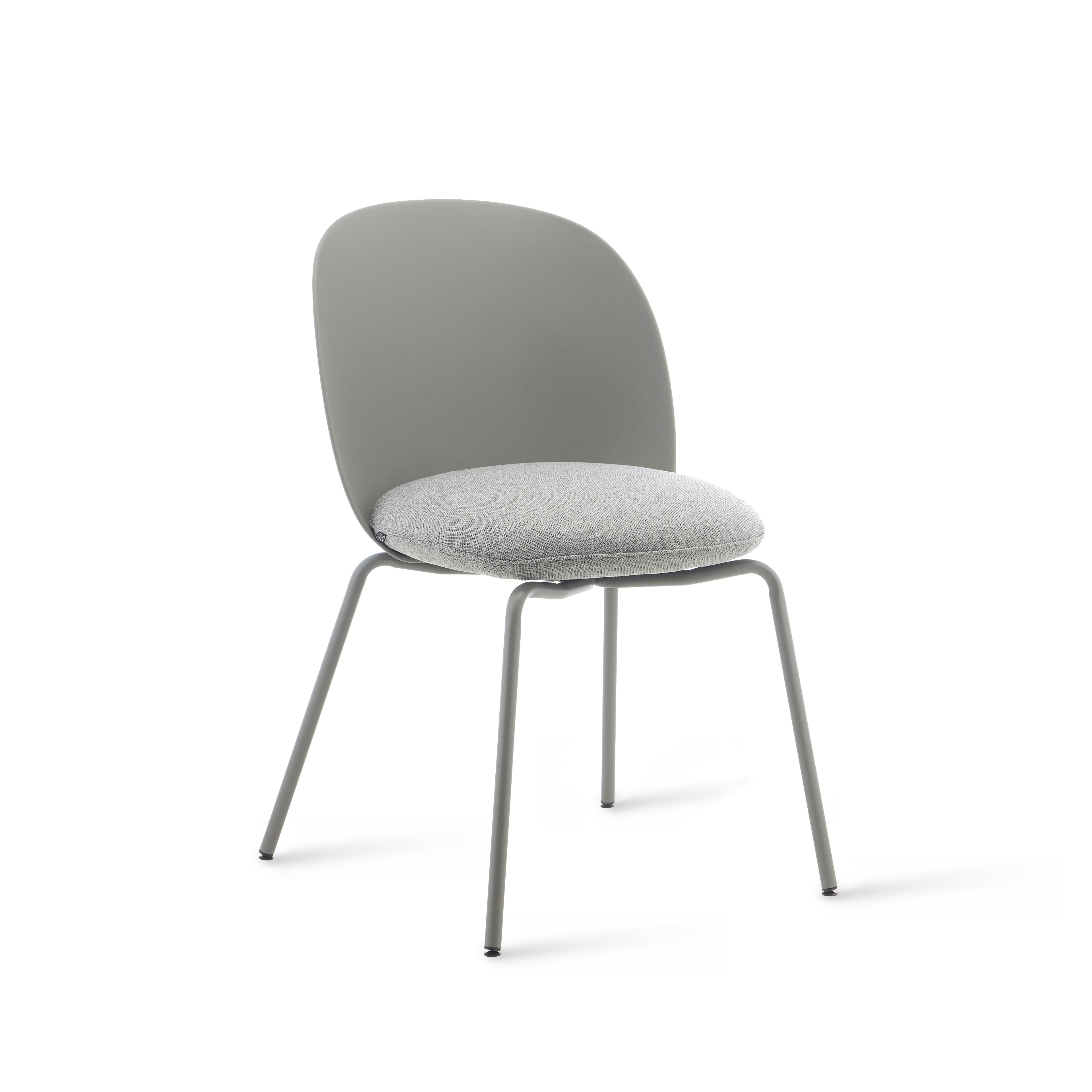 Sedie Marzia, set da 4, Grigio scuro