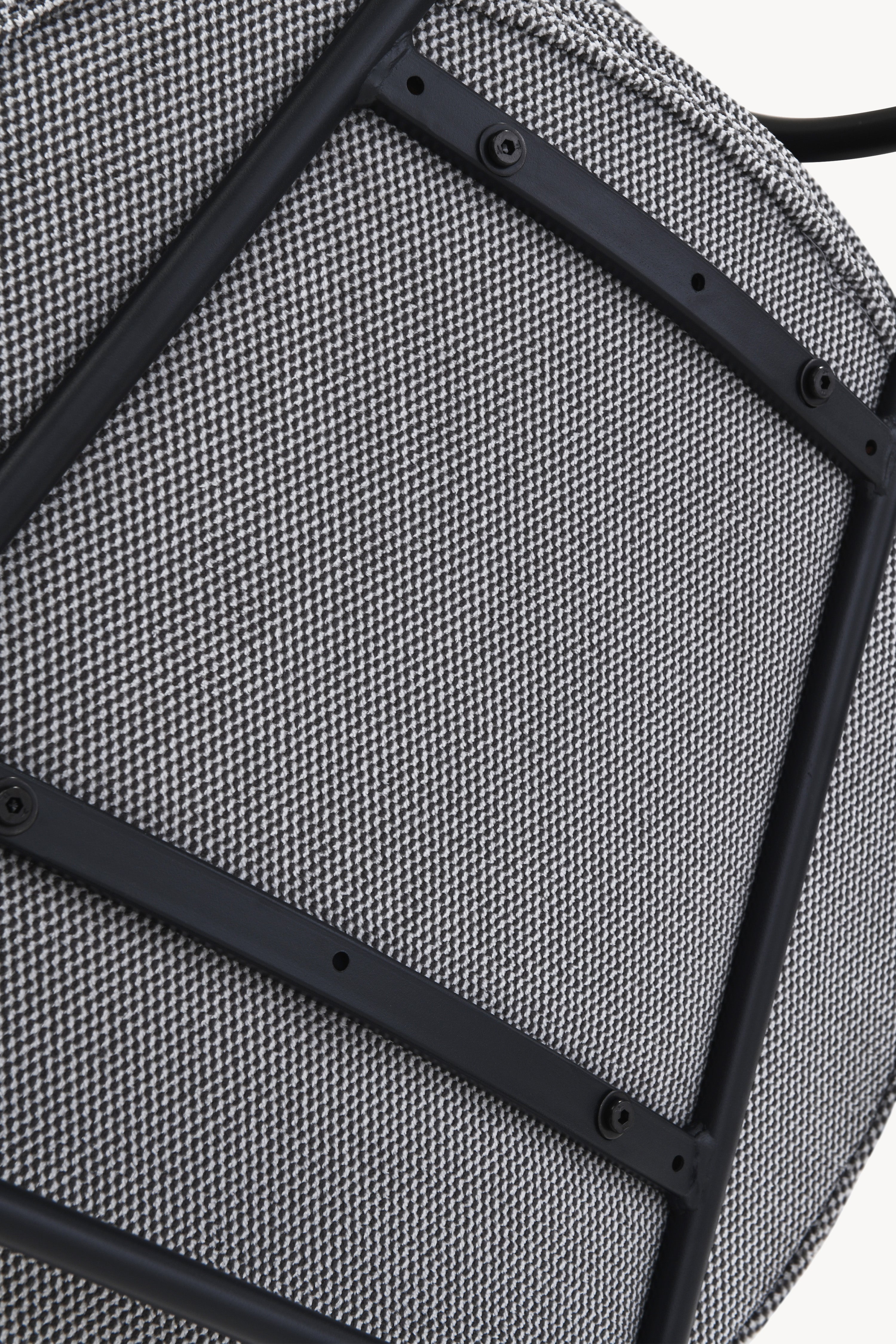 Stühle aus Stoff Pietro, 2er-Set, Grau - Detailbild 6