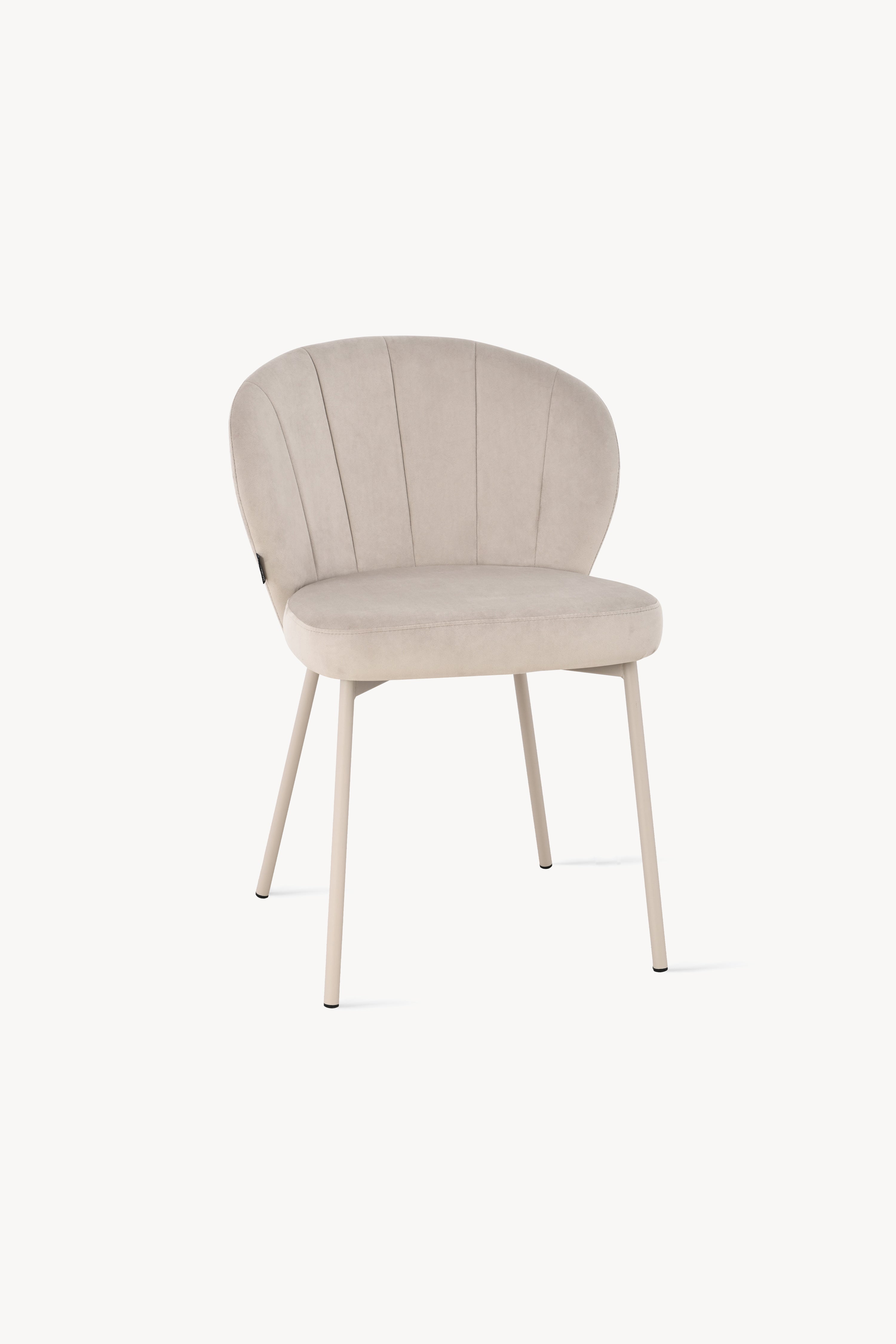 Revy Fabric Chairs, Set of 2, Grey - Detail image 10