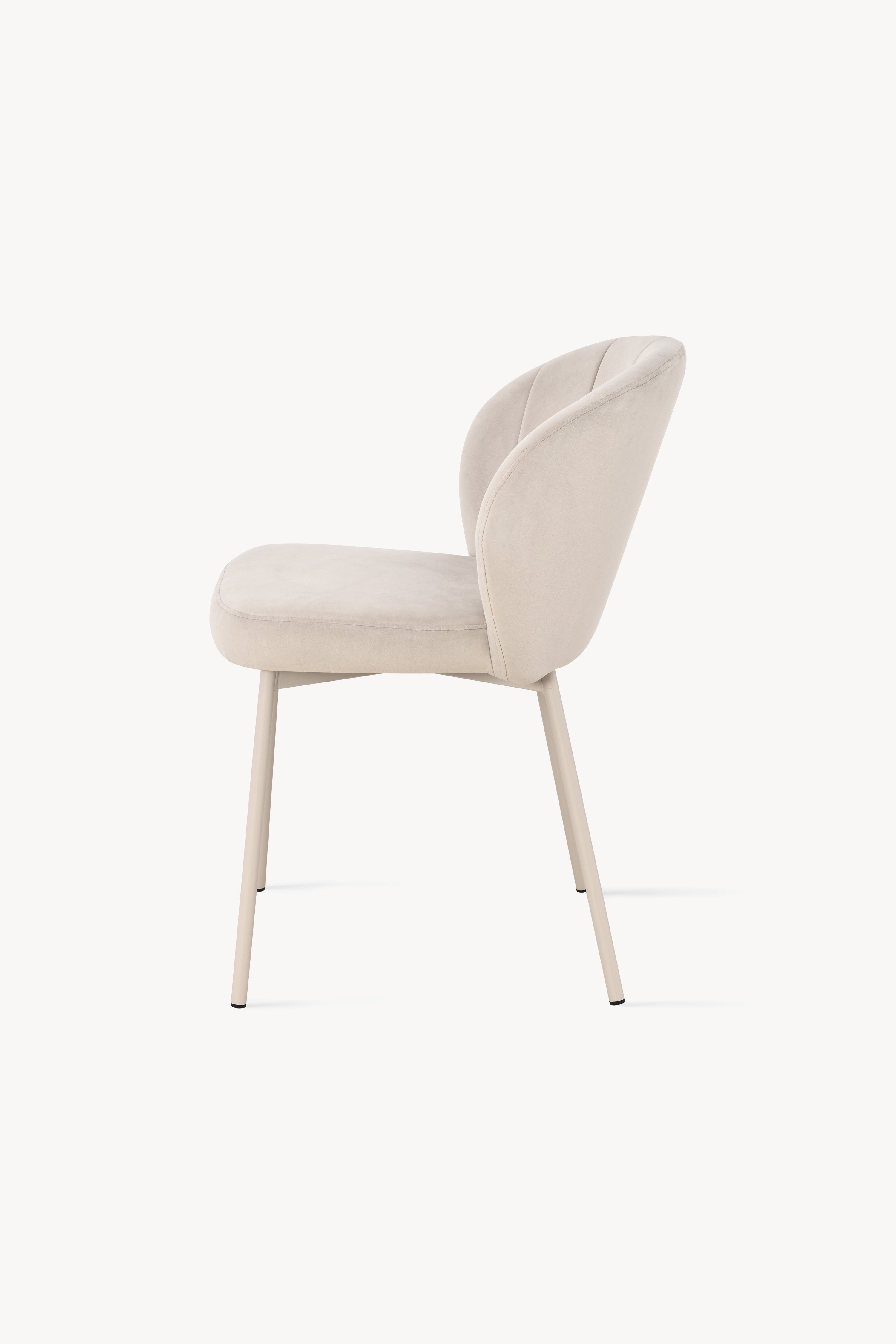 Revy Fabric Chairs, Set of 2, Grey - Detail image 14