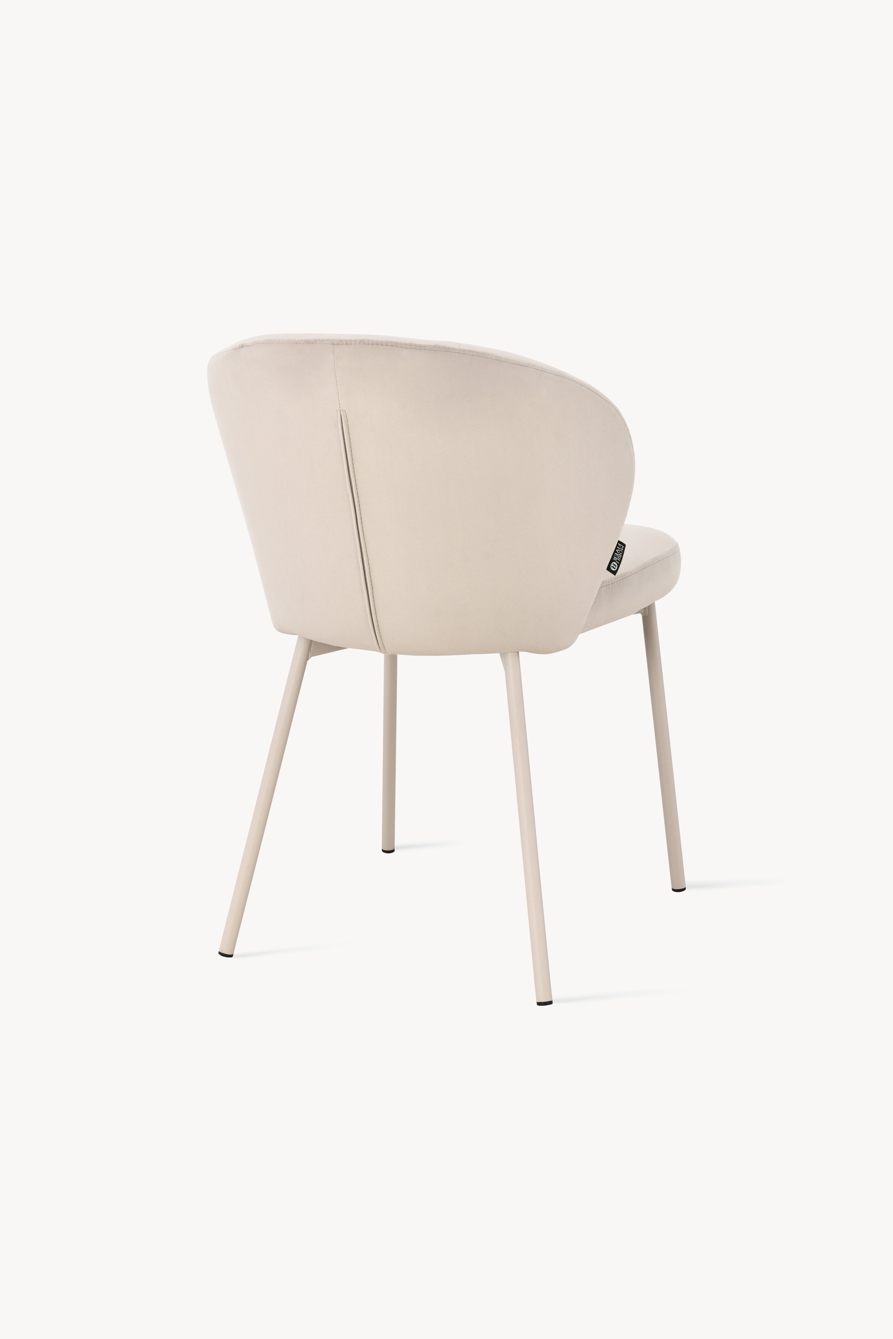 Revy Fabric Chairs, Set of 2, Grey - Detail image 16