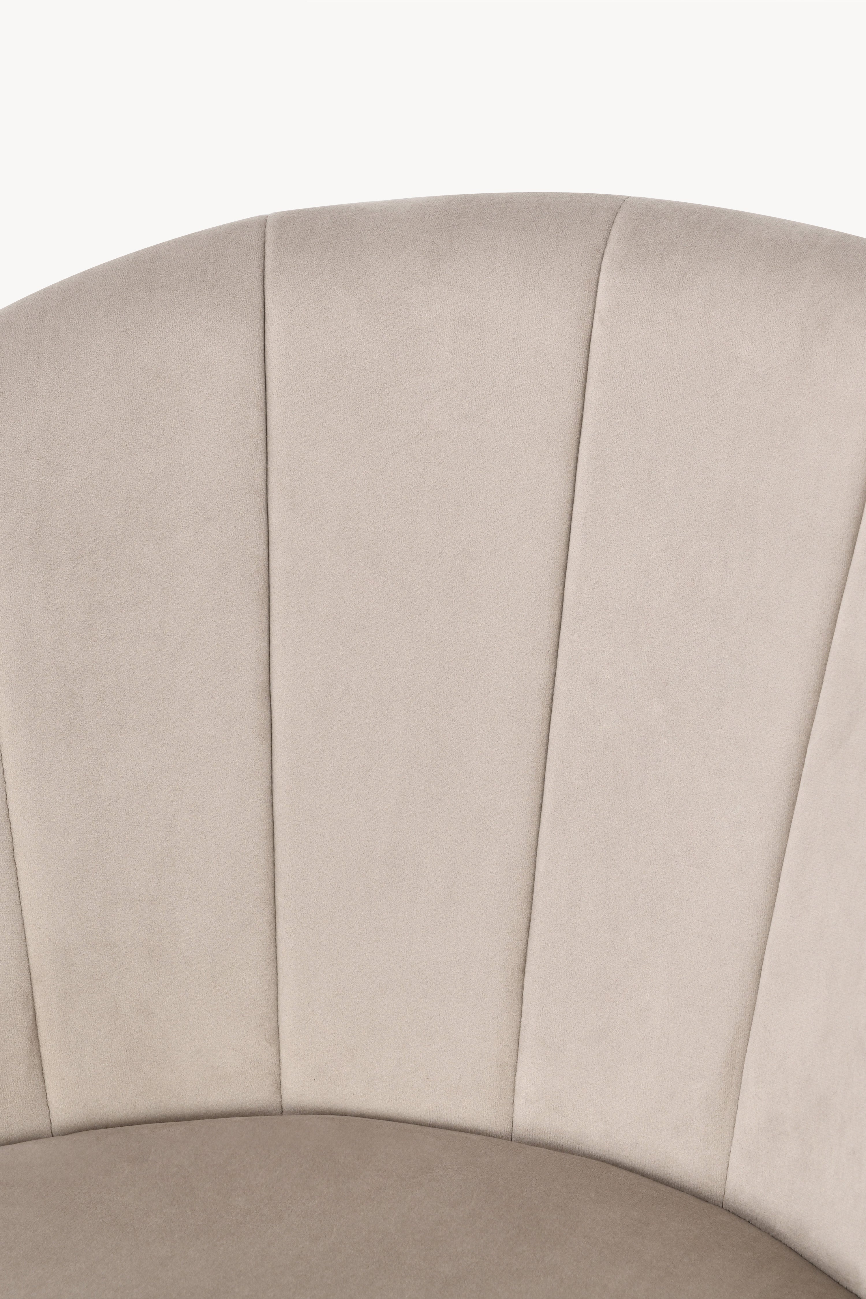 Revy Fabric Chairs, Set of 2, Grey - Detail image 7