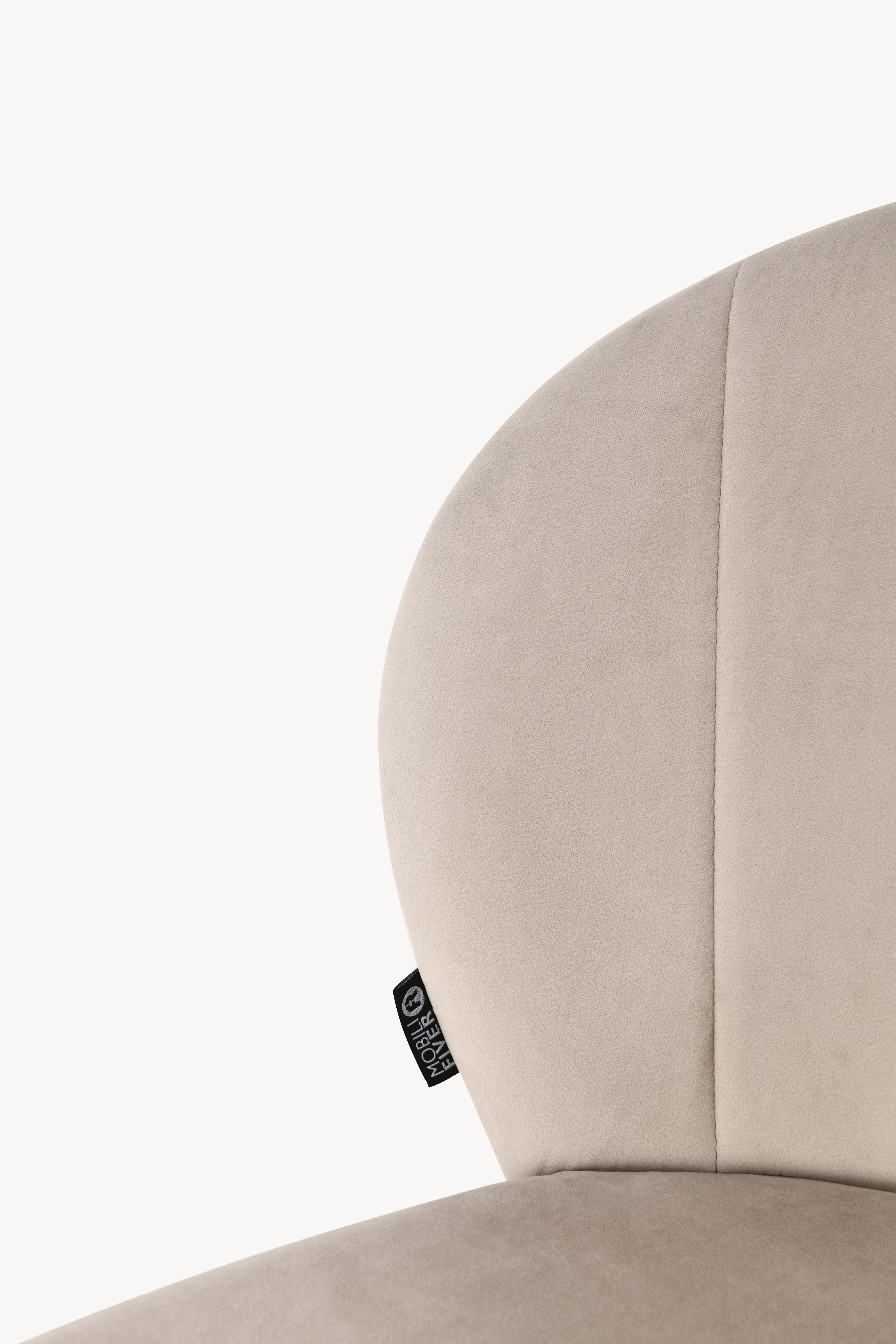 Revy Fabric Chairs, Set of 2, Grey - Detail image 13