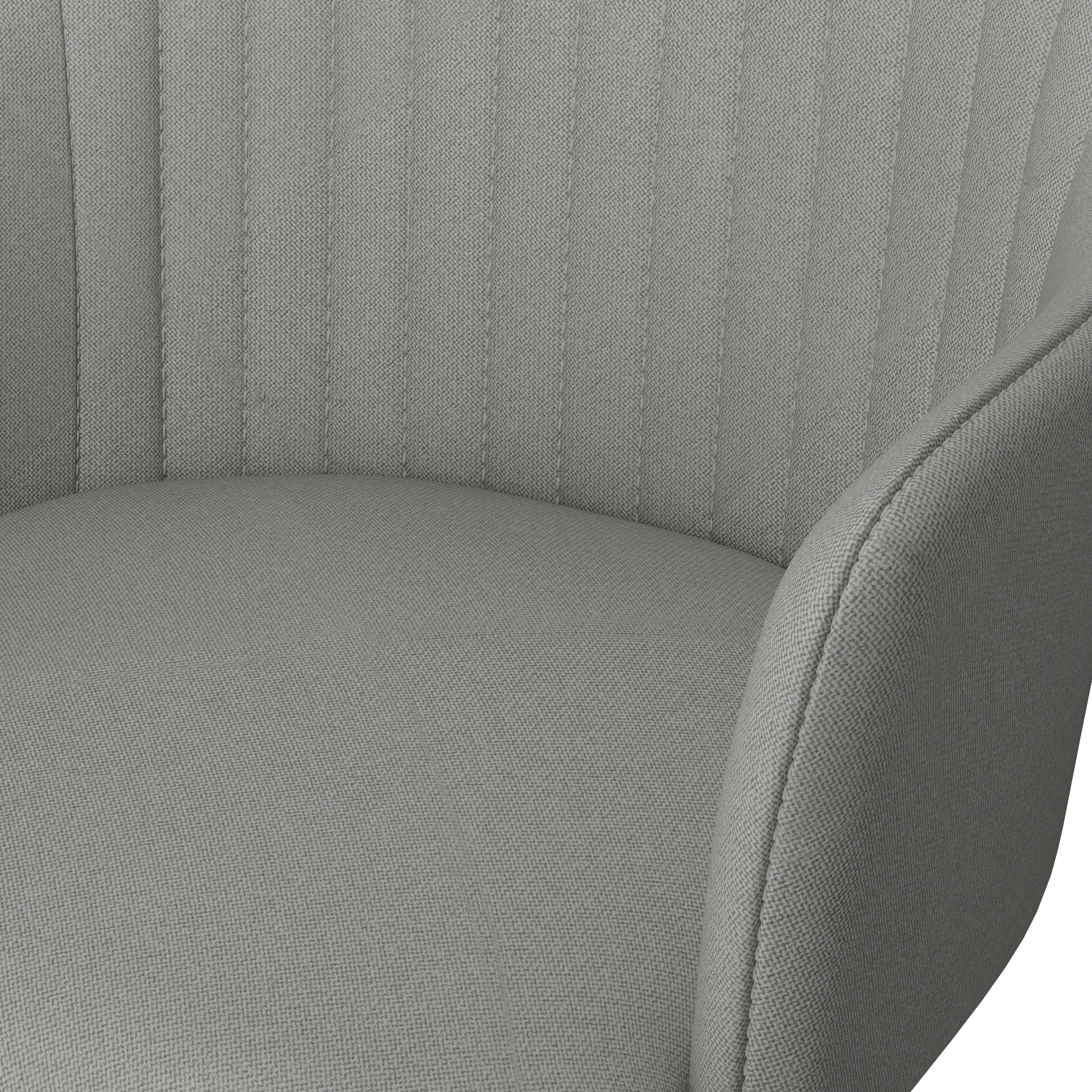 Office Chair with Casters, Romina with Light Grey Armrests - Detail image 1