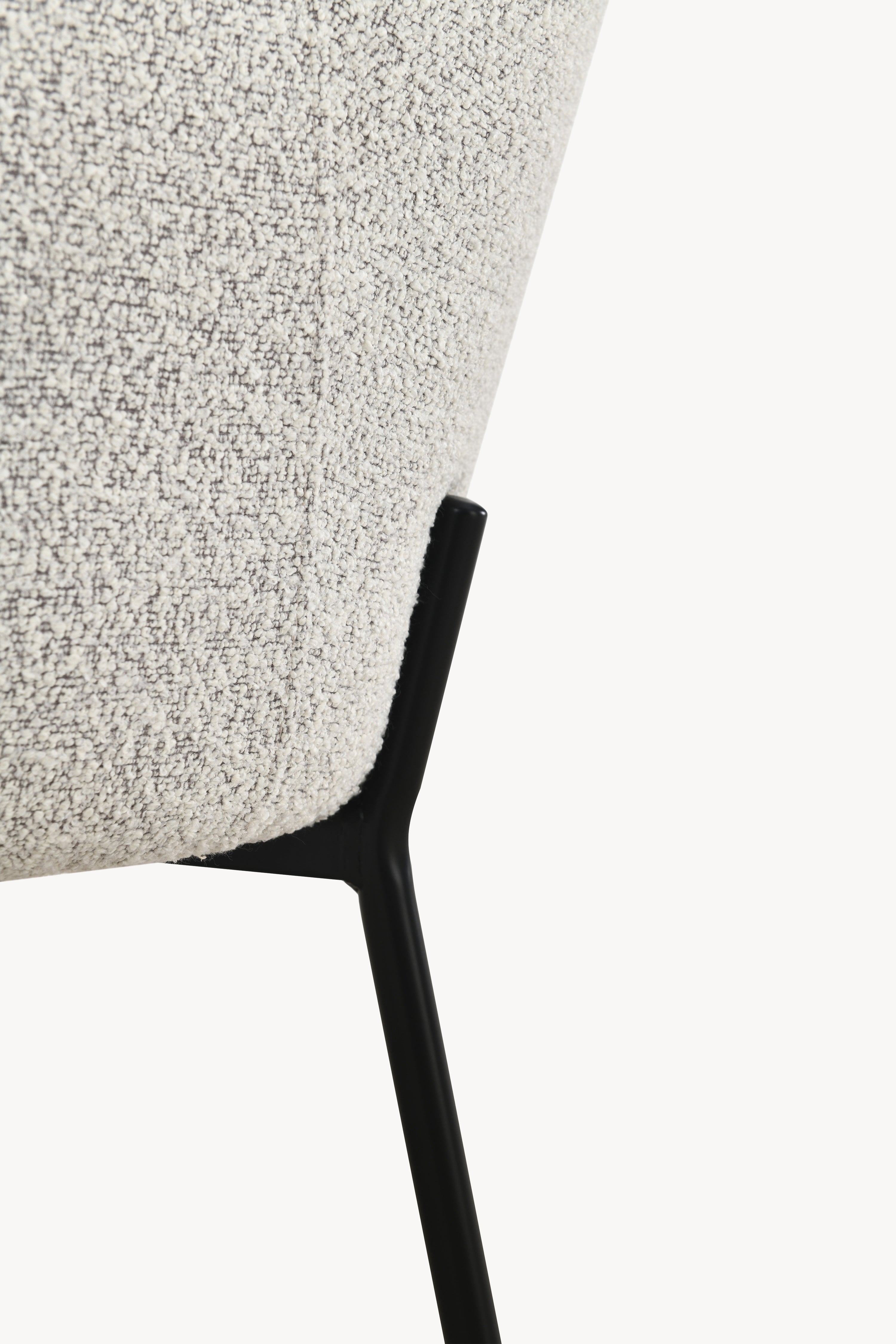 Sessel aus Stoff Roxy, Grau - Detailbild 8