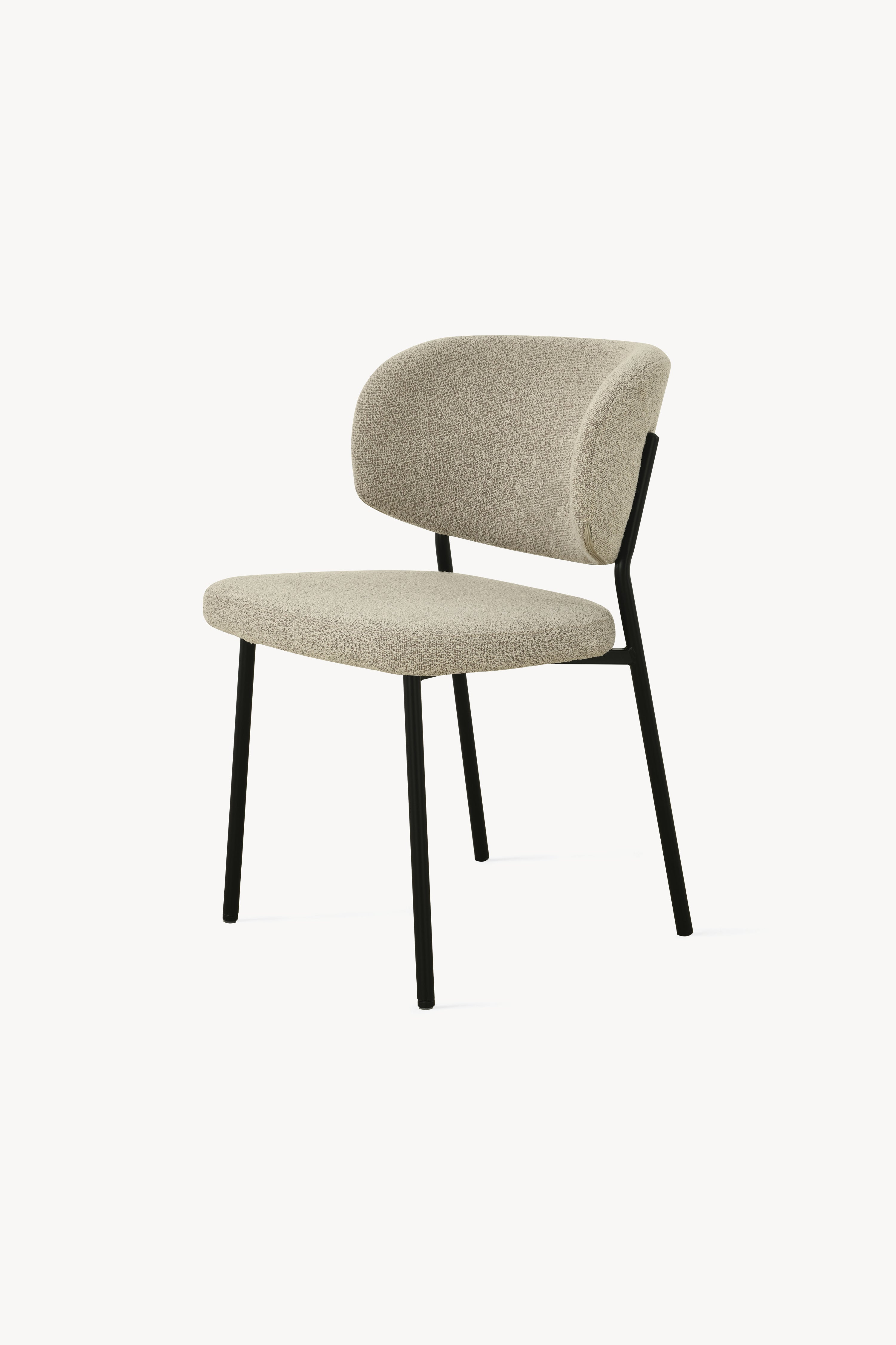 Sedie in tessuto Silvia, Set da 2, Beige - Immagine dettaglio 10