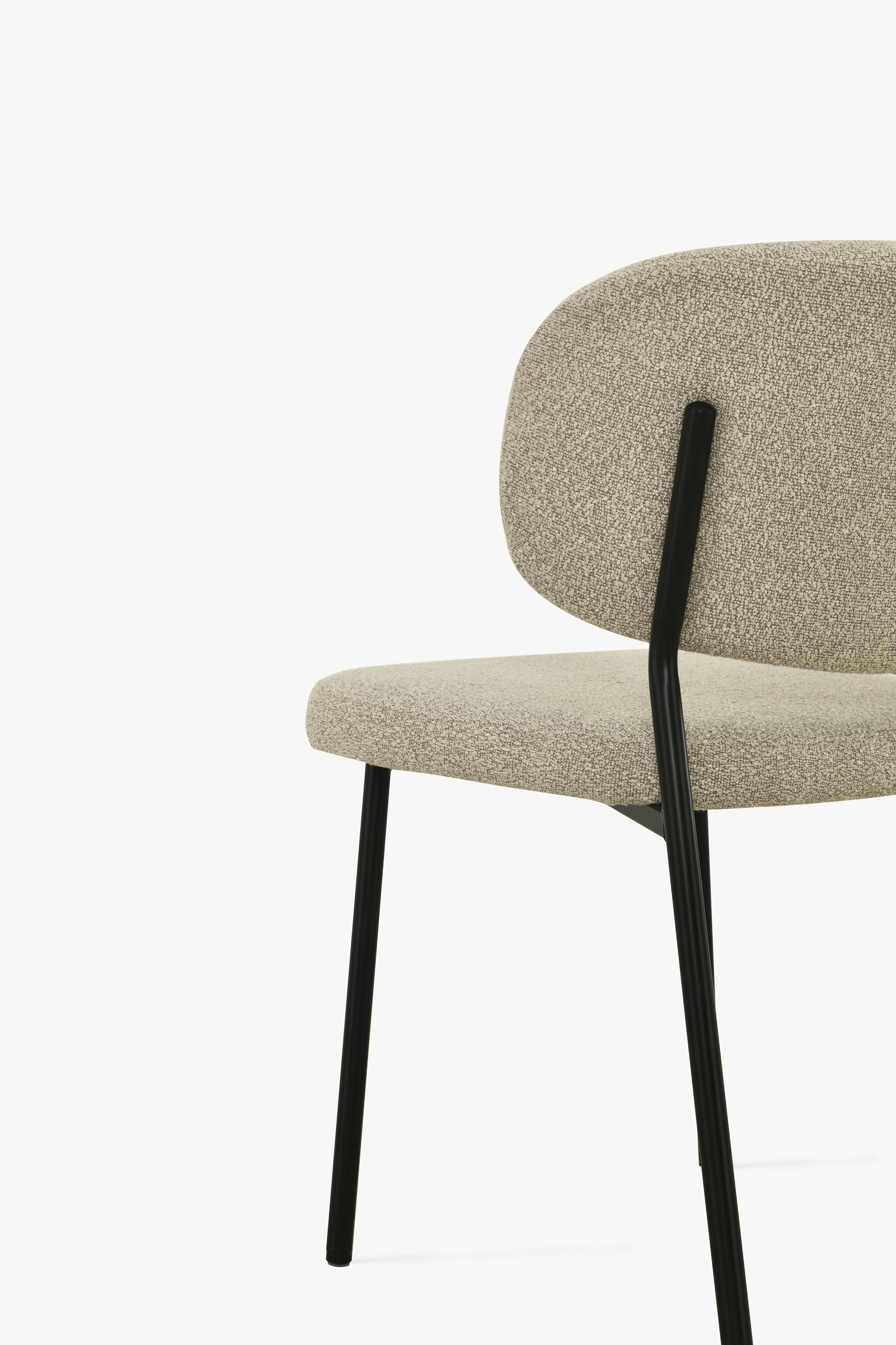 Sedie in tessuto Silvia, Set da 2, Beige - Immagine dettaglio 7
