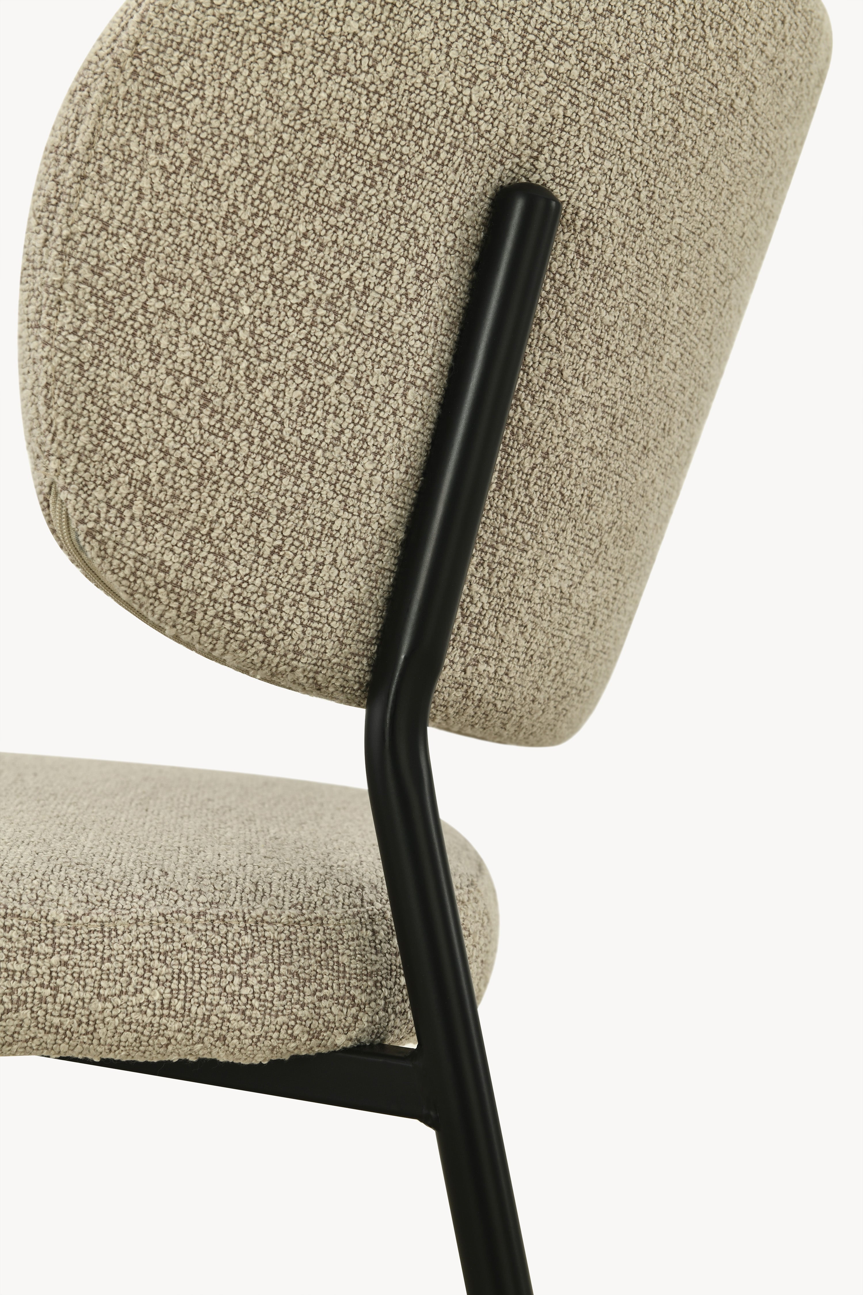 Sedie in tessuto Silvia, Set da 2, Beige - Immagine dettaglio 8
