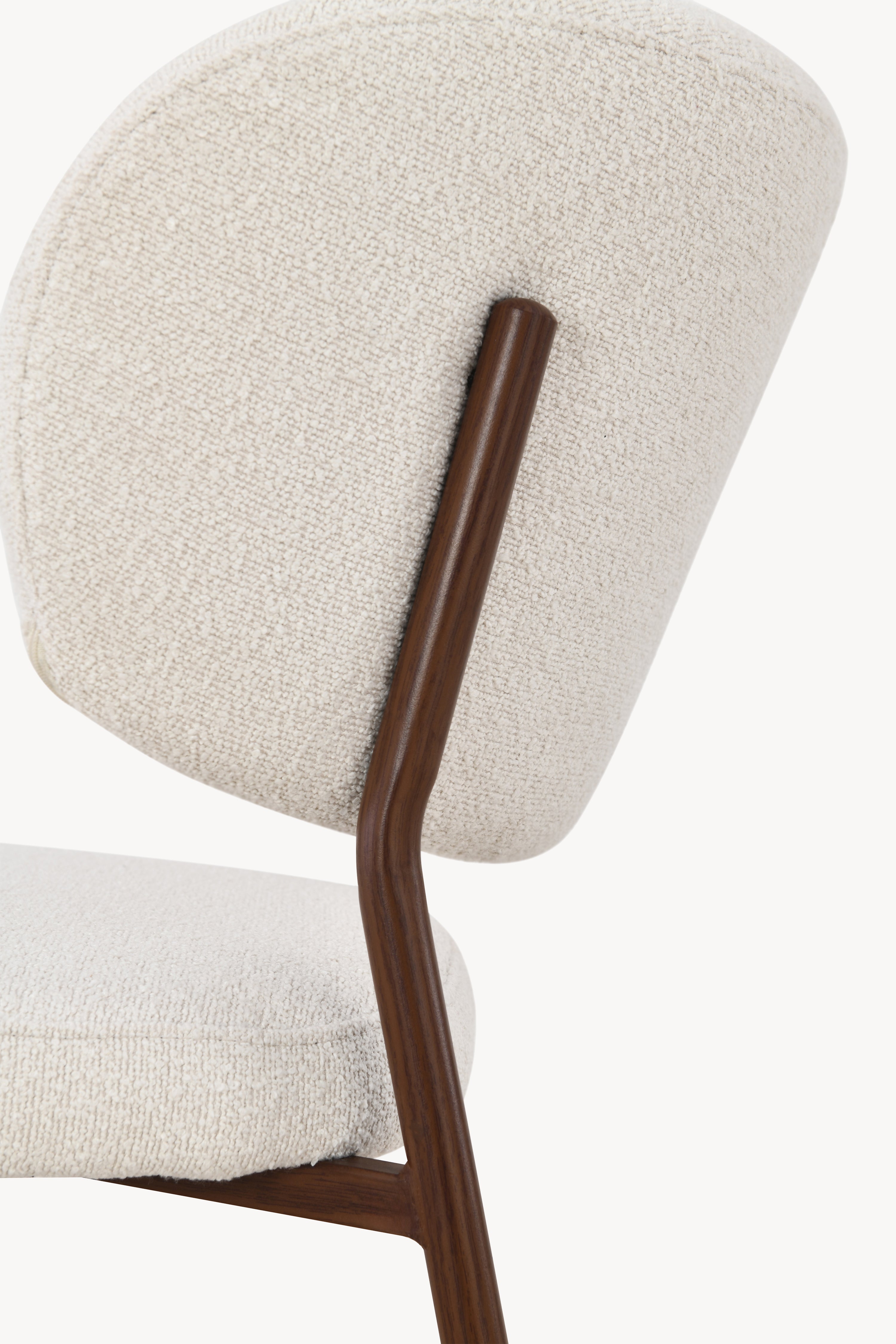 Sedie in tessuto Silvia, Set da 2, Bianco Panna - Immagine dettaglio 9