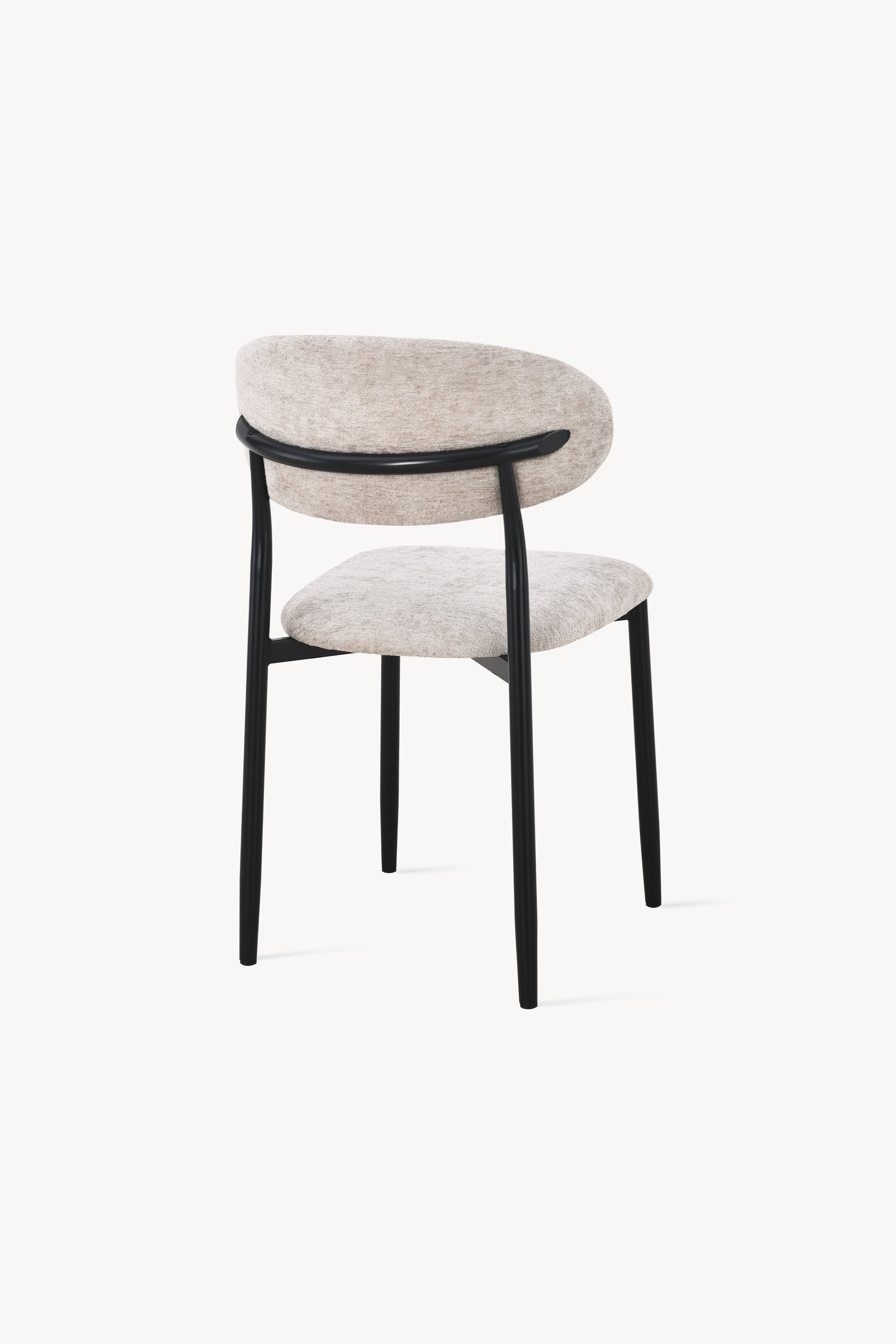 Sedie in tessuto Sofia, Set da 2, Beige - Immagine dettaglio 9