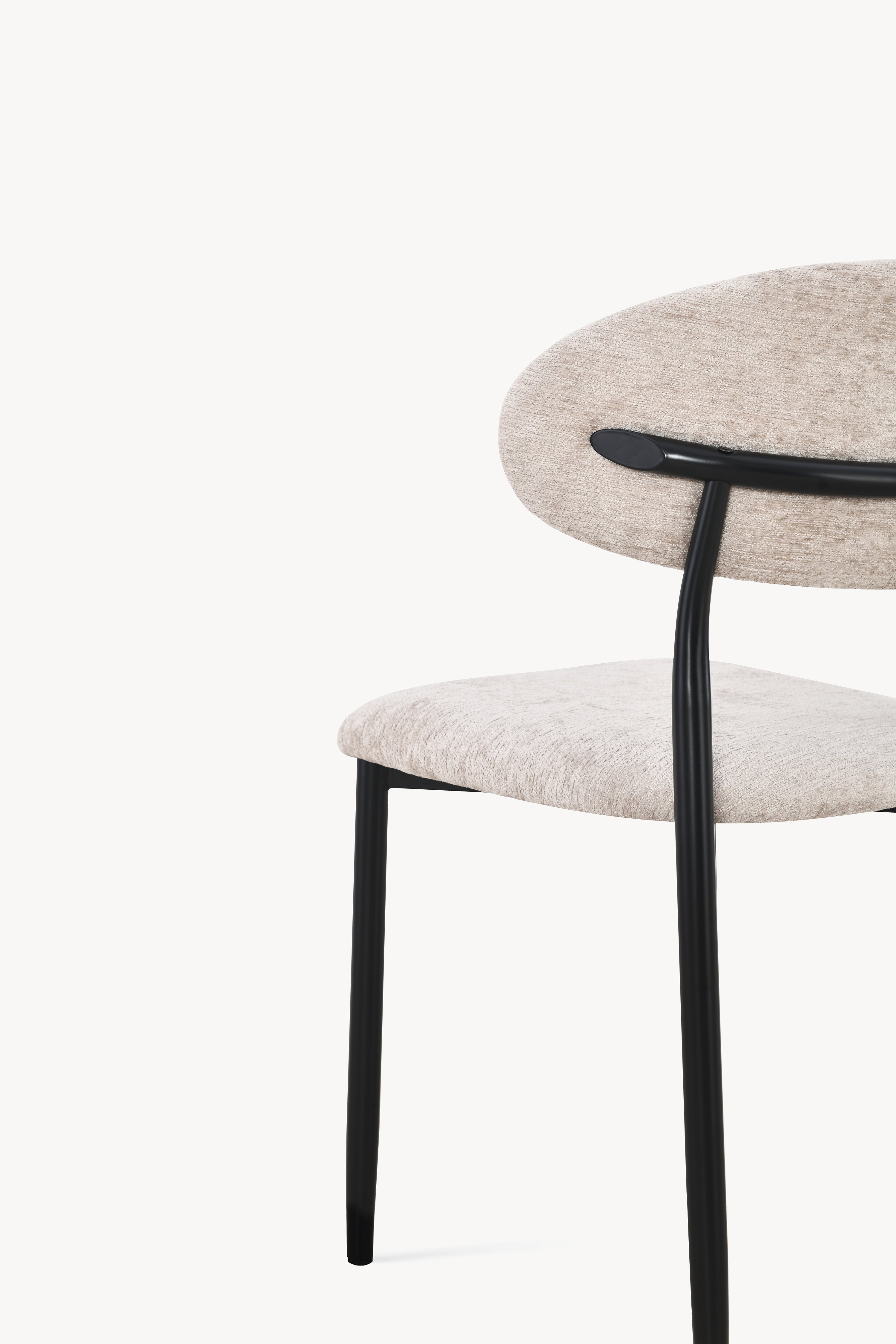 Sedie in tessuto Sofia, Set da 2, Beige - Immagine dettaglio 12
