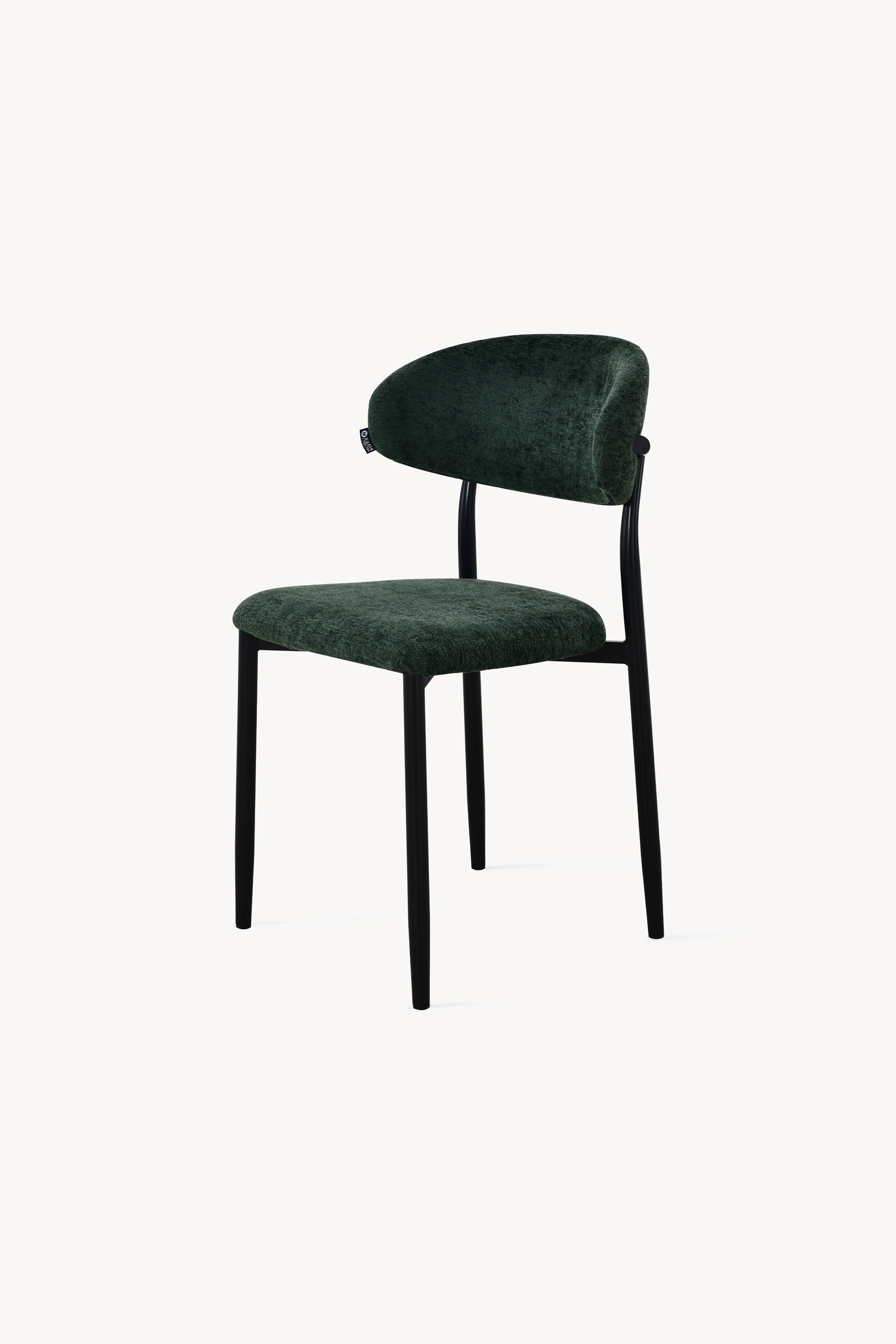 Chaises en tissu Sofia, Lot de 2, Vert - Image de détail 7