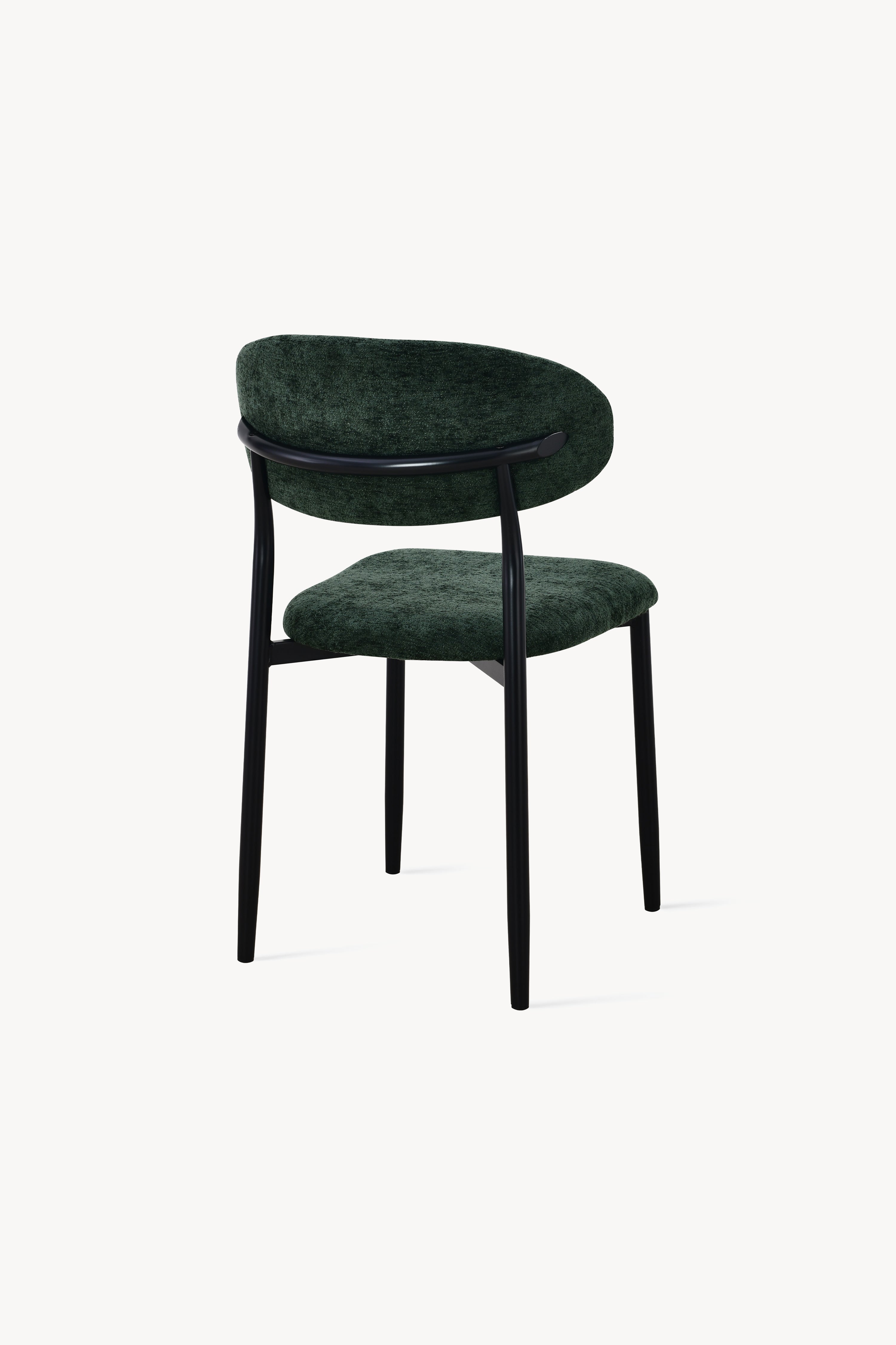 Chaises en tissu Sofia, Lot de 2, Vert - Image de détail 3