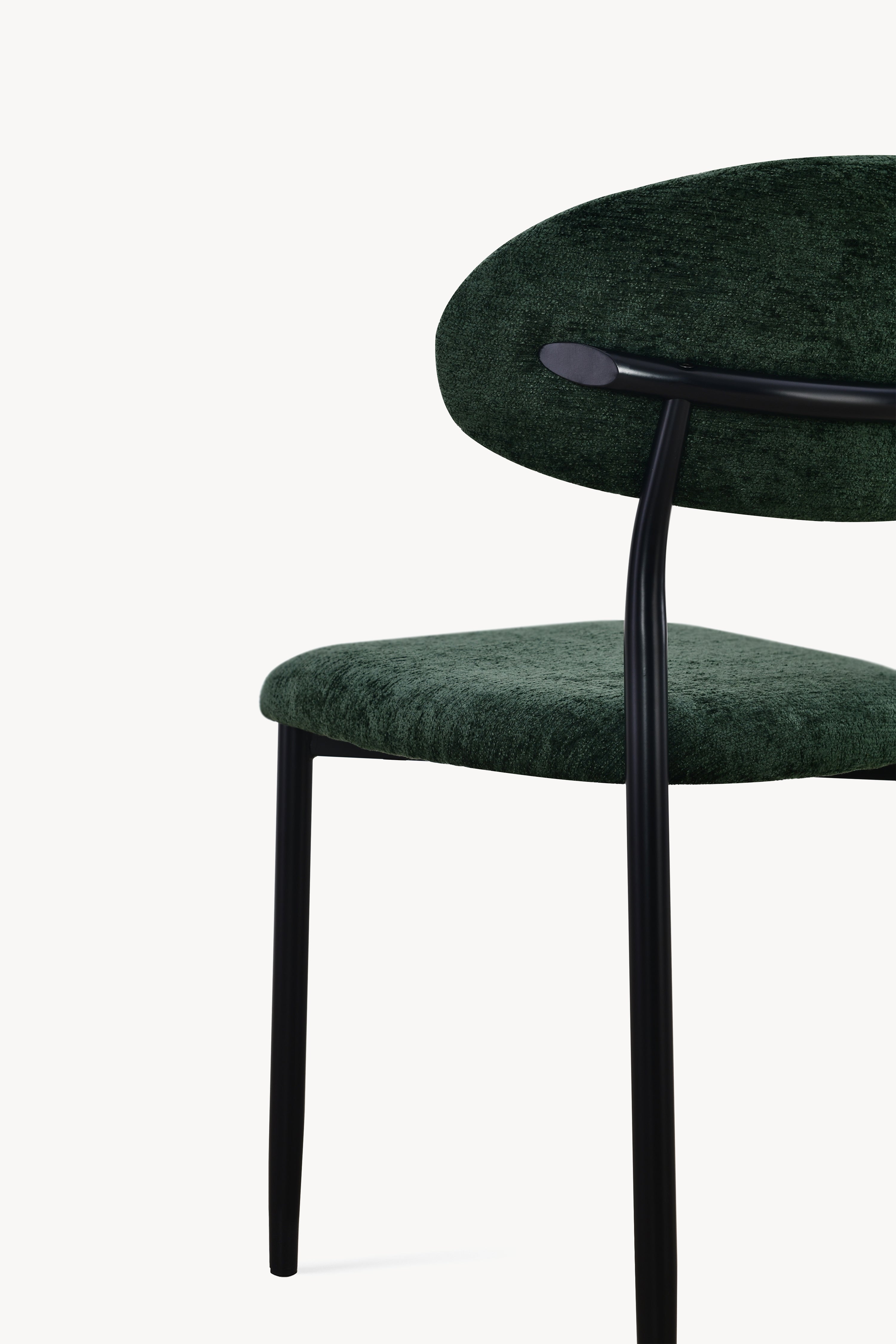 Chaises en tissu Sofia, Lot de 2, Vert - Image de détail 9