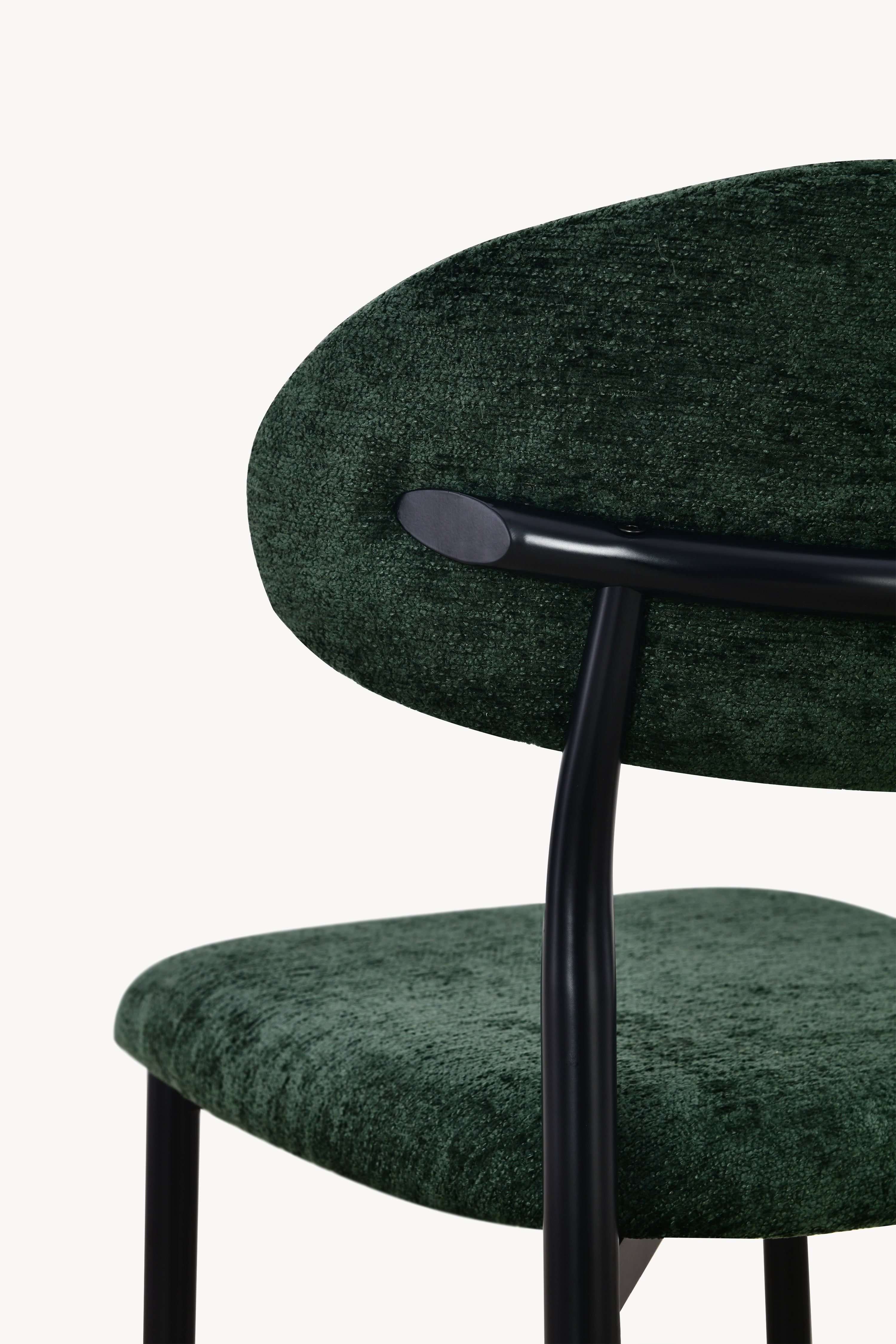Chaises en tissu Sofia, Lot de 2, Vert - Image de détail 4