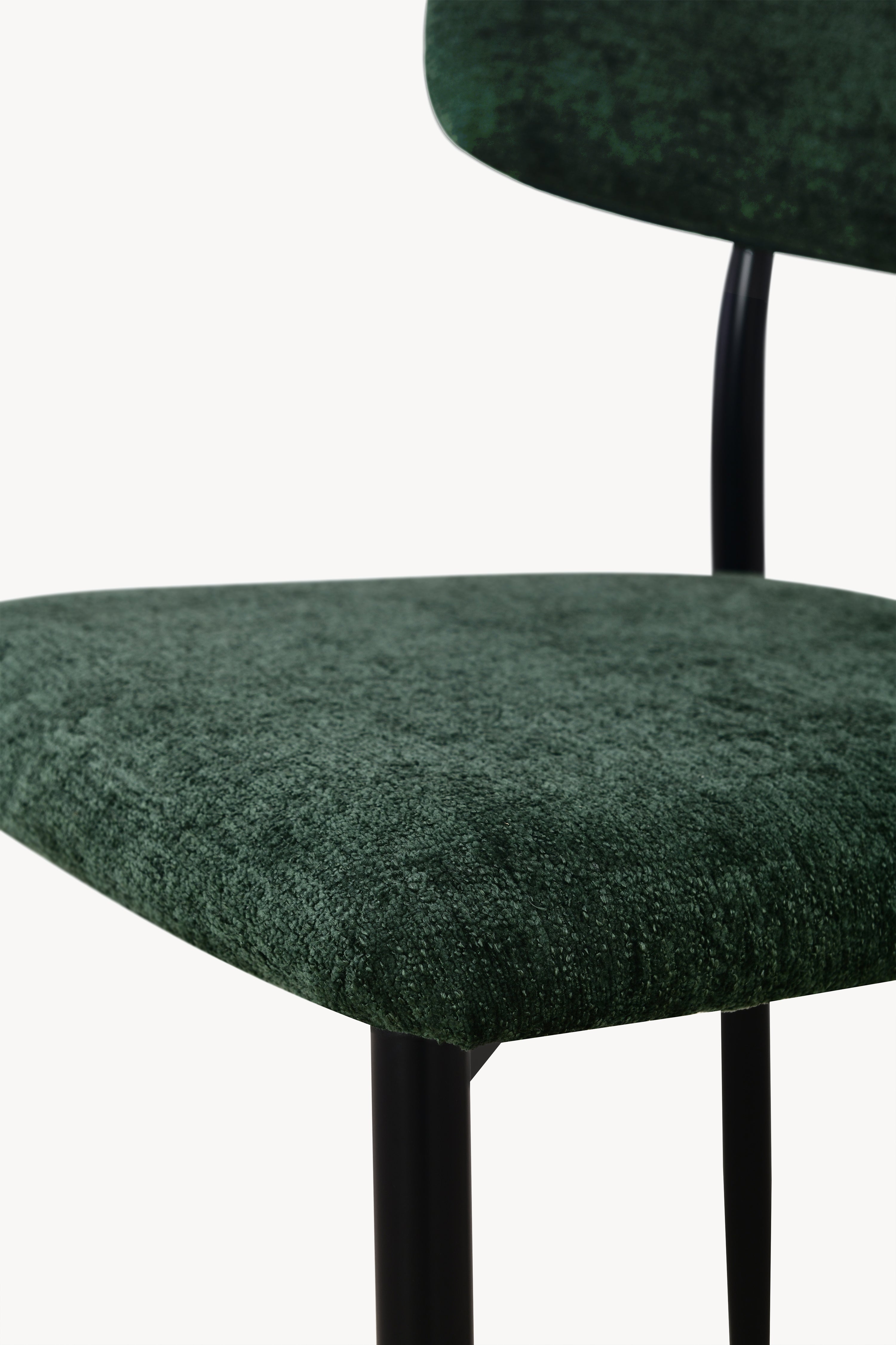 Chaises en tissu Sofia, Lot de 2, Vert - Image de détail 6
