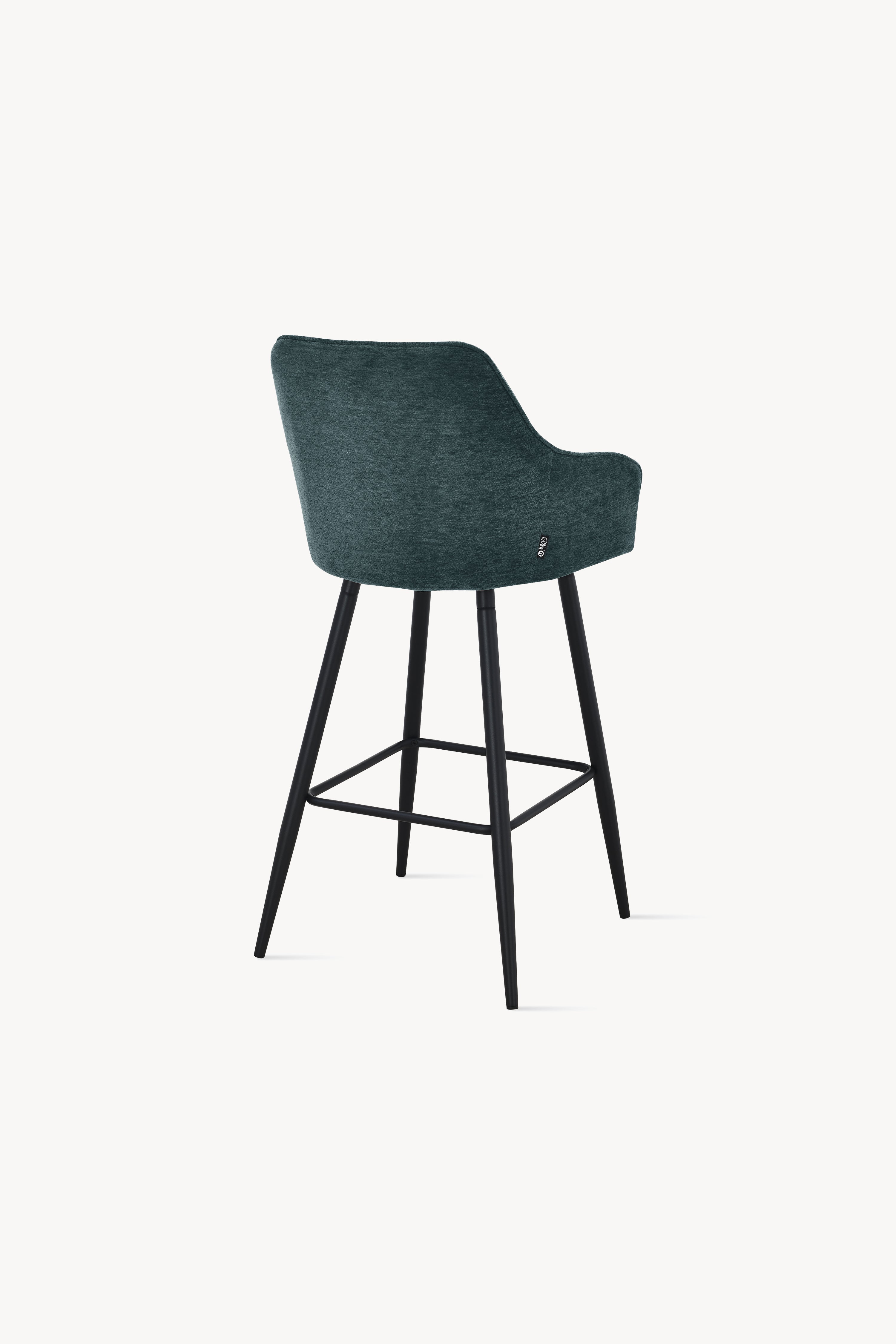 Scaune din material textil Thomas, Set de 2, Verde - Imagine detaliu 12