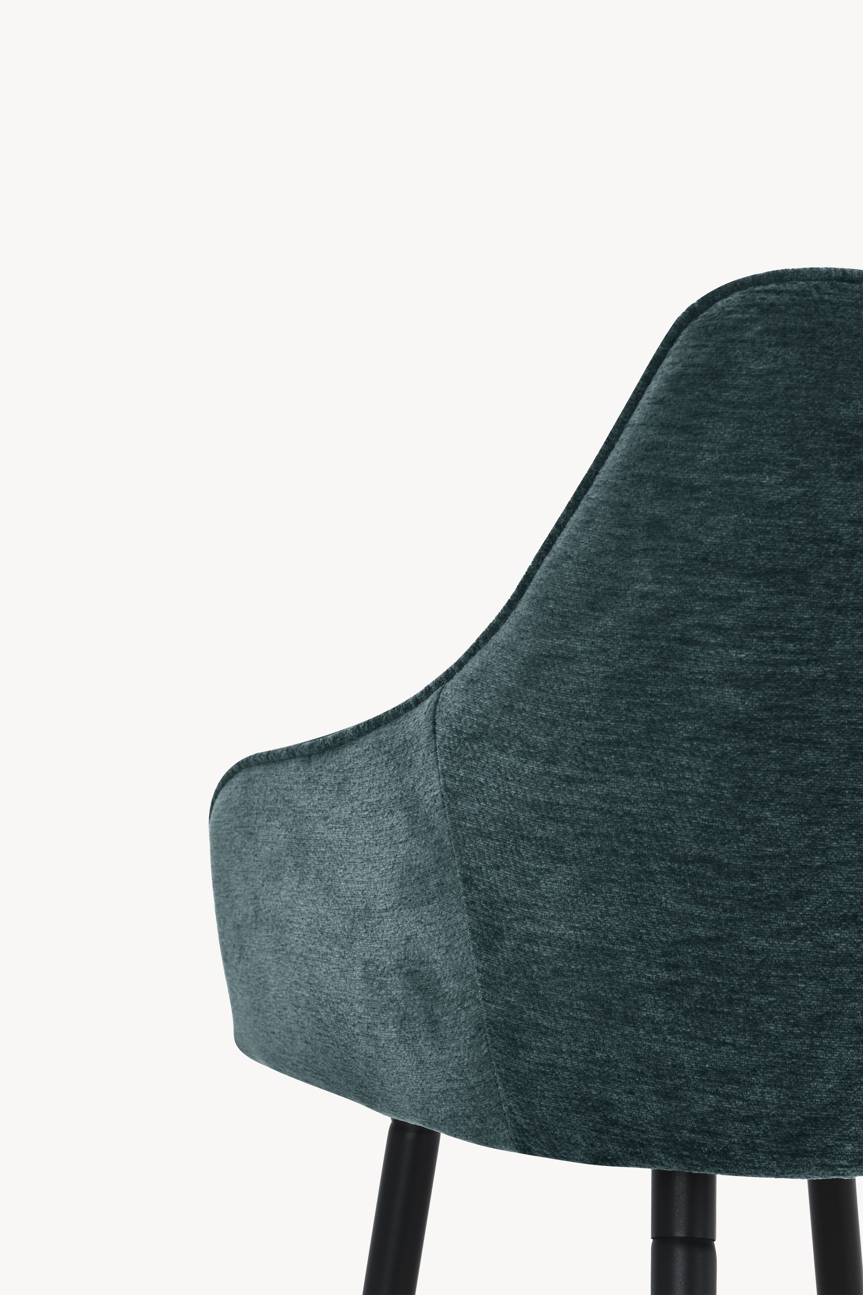 Scaune din material textil Thomas, Set de 2, Verde - Imagine detaliu 14