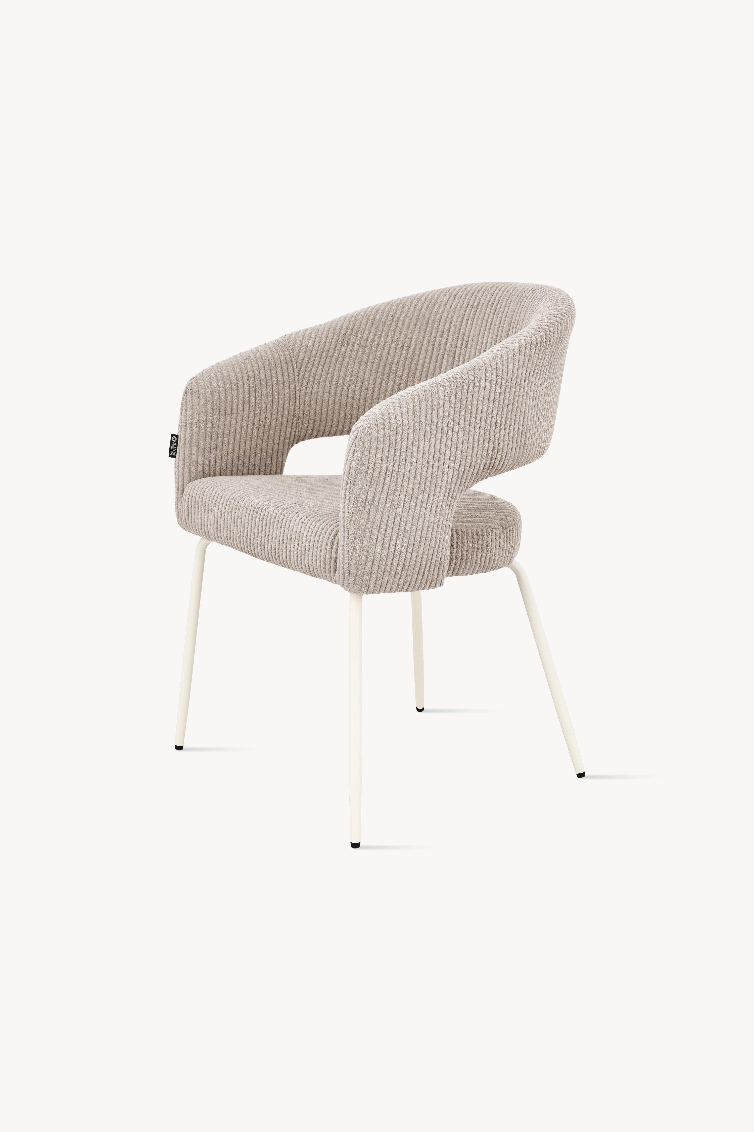 Victoria Fabric Chairs, Set of 2, Beige - Detail image 4