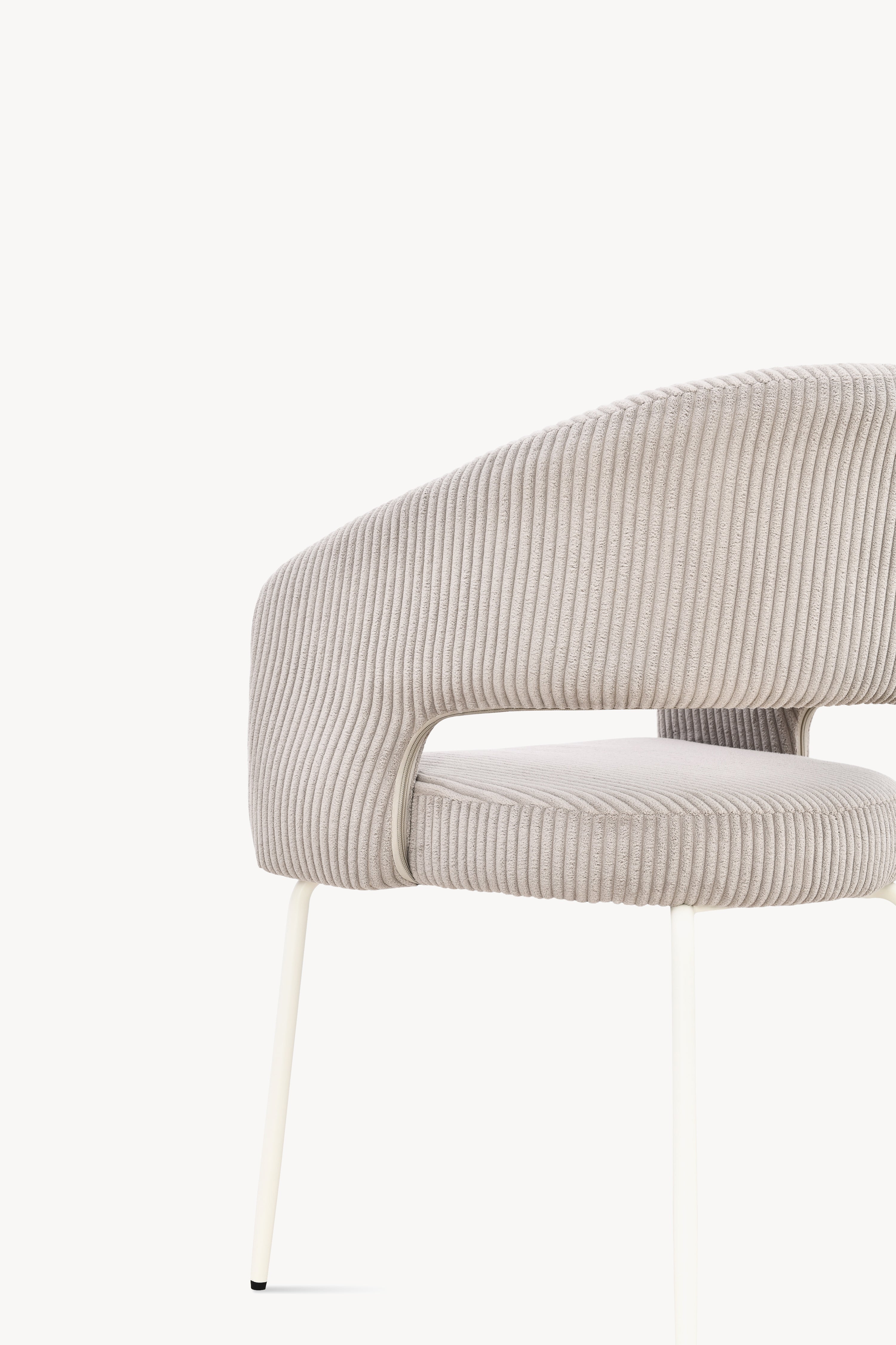 Victoria Fabric Chairs, Set of 2, Beige - Detail image 8