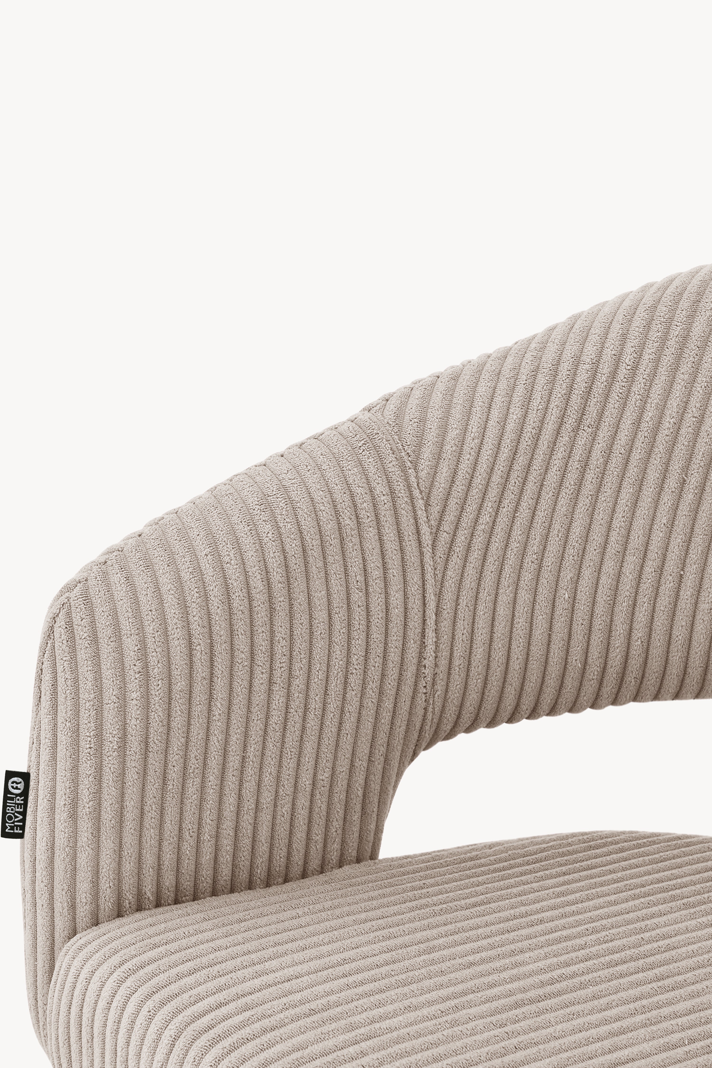 Victoria Fabric Chairs, Set of 2, Beige - Detail image 1