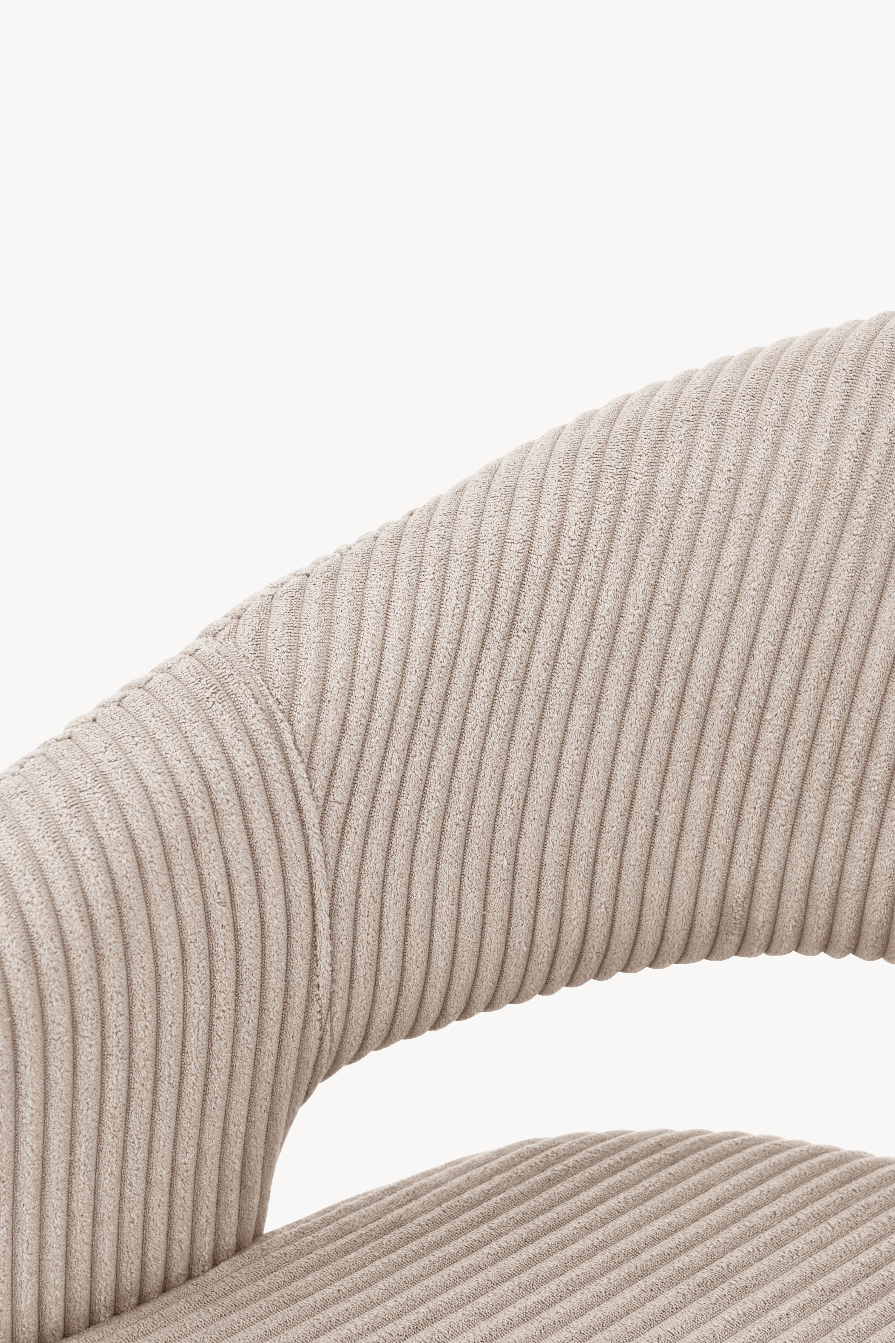 Victoria Fabric Chairs, Set of 2, Beige - Detail image 5