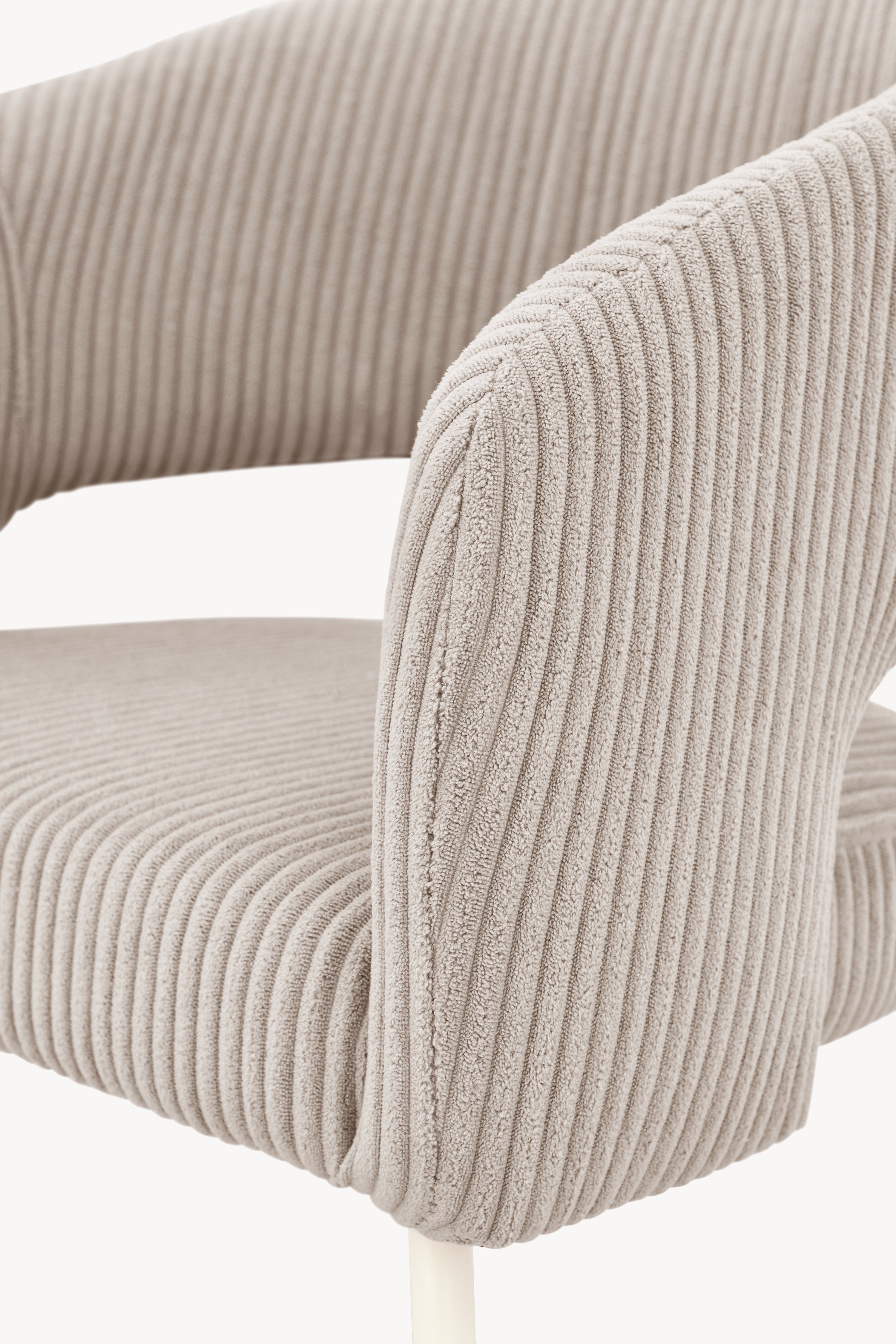 Victoria Fabric Chairs, Set of 2, Beige - Detail image 7